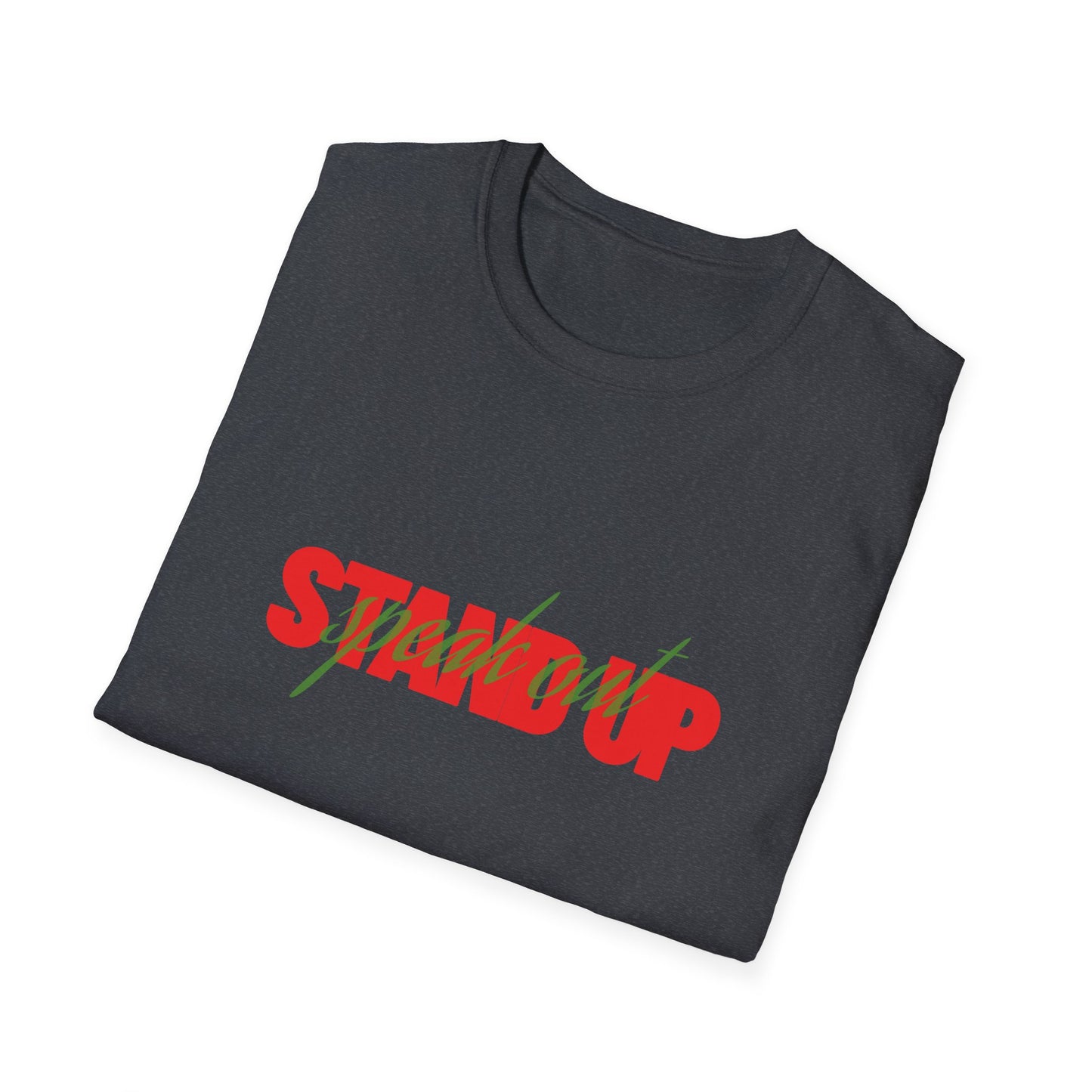 Stand Up, Speak Out, Unisex Softstyle T-Shirt, Civil Rights Movement Shirt, Black Lives Matter Apparel, African American Heritage Tee