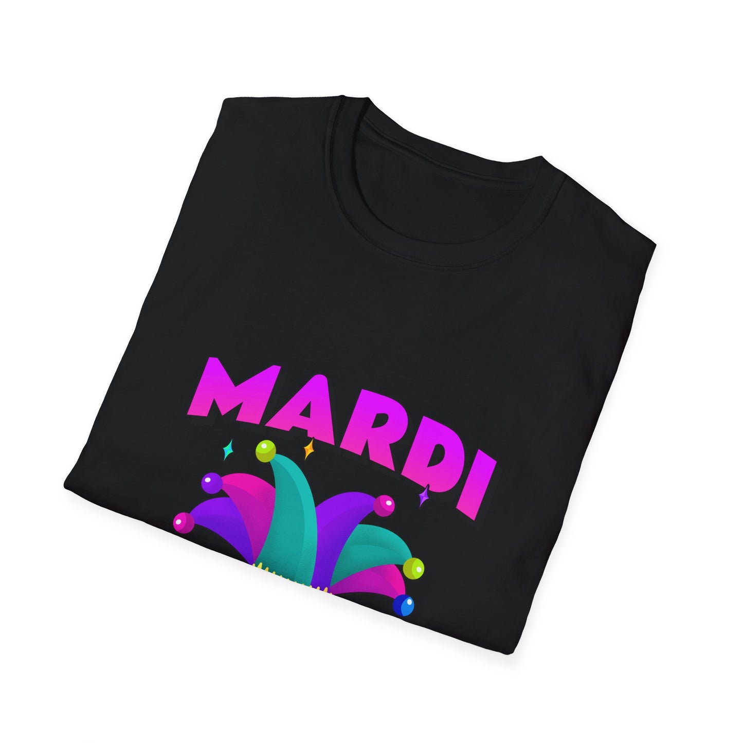 Mardi Gras T-Shirt, Fat Tuesday Tee, Carnival Shirt, Unisex Softstyle Top, Festival Wear