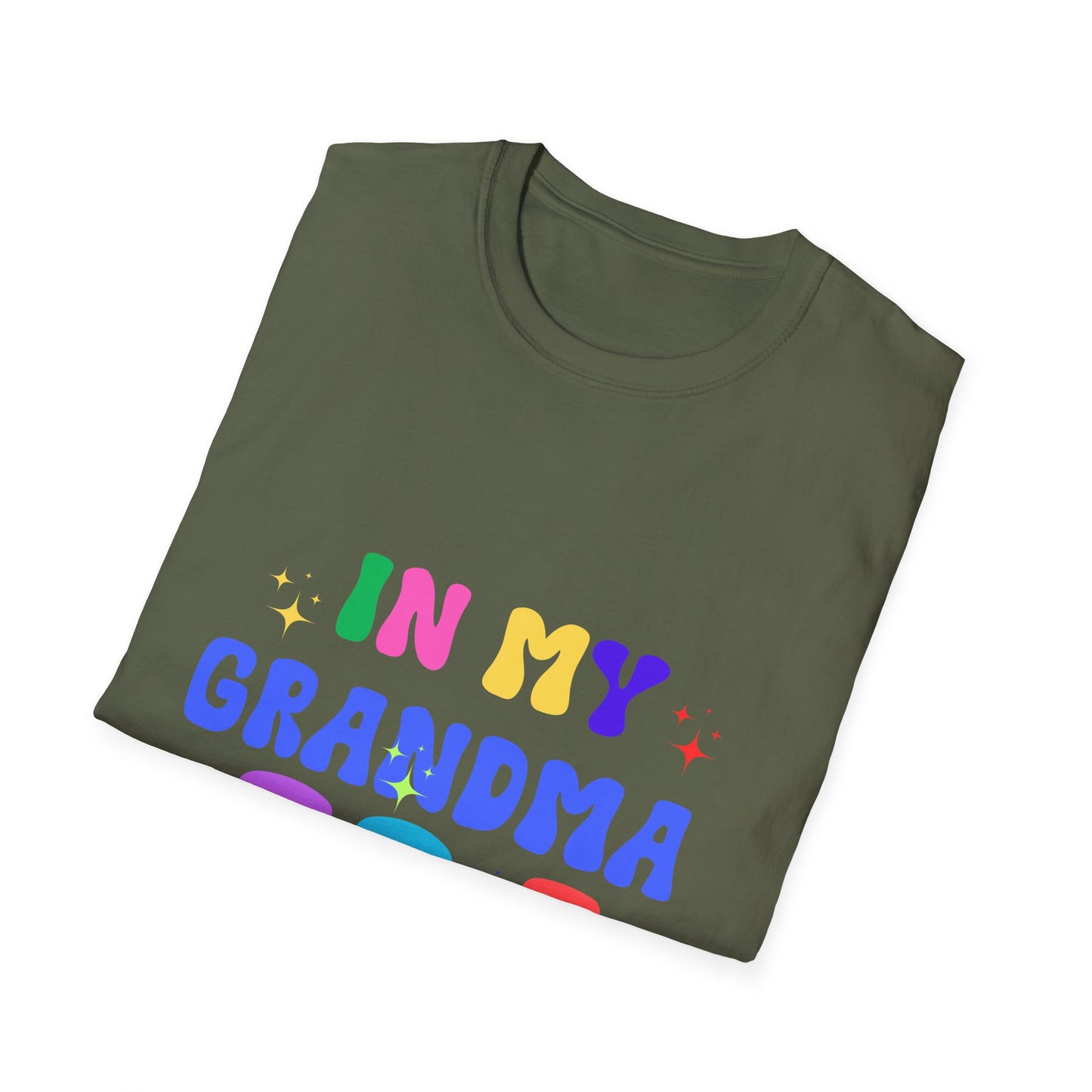 Vintage Vibes Unisex Softstyle T-Shirt, Grandma Nostalgia Tee, Retro Inspired Shirt, Classic Look Top, Family Heirloom Apparel
