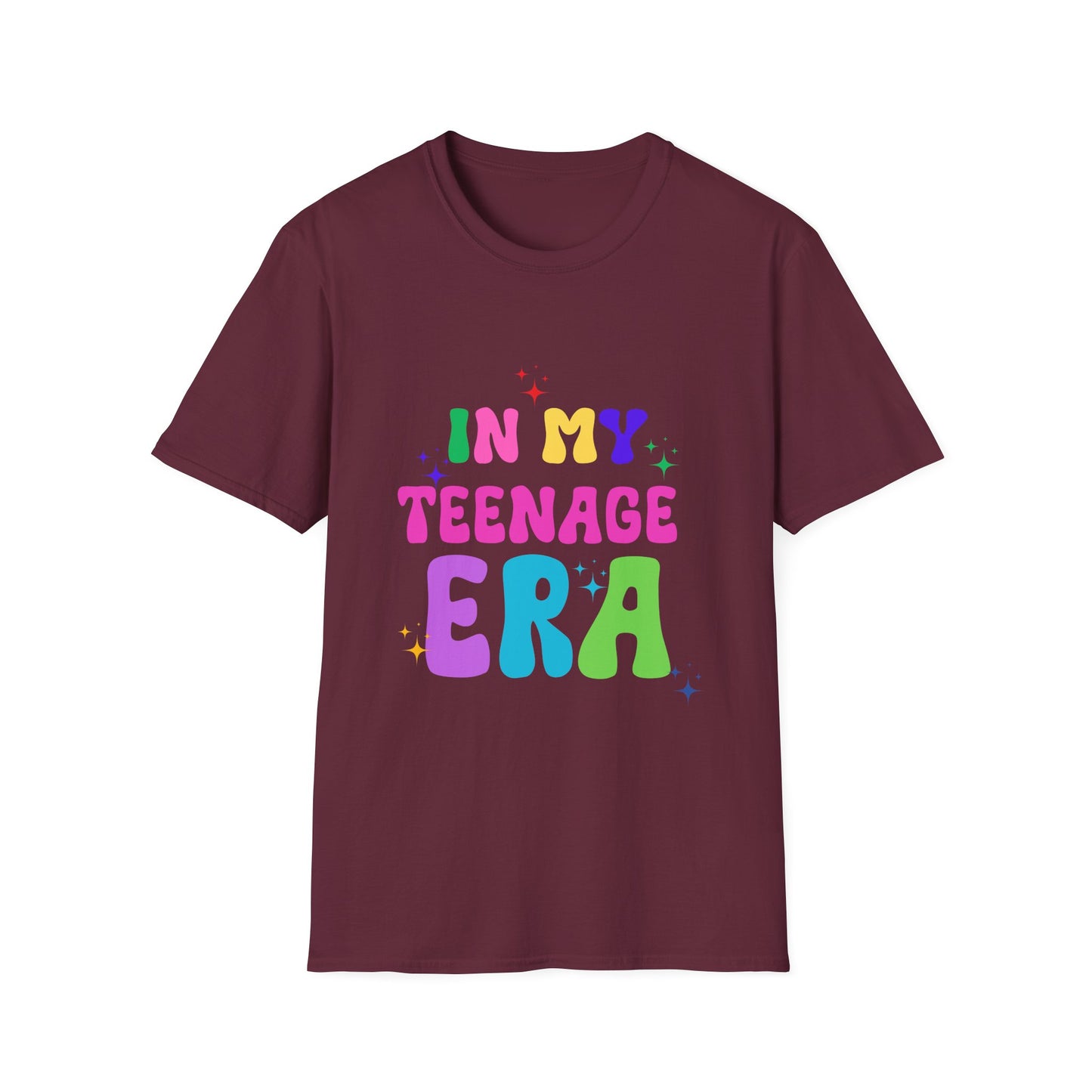 Vintage Vibes In My Teenage Era Unisex T-Shirt, Retro Graphic Tee, 90s Nostalgia Shirt, Hipster Fashion Top, Gift for Gen Z