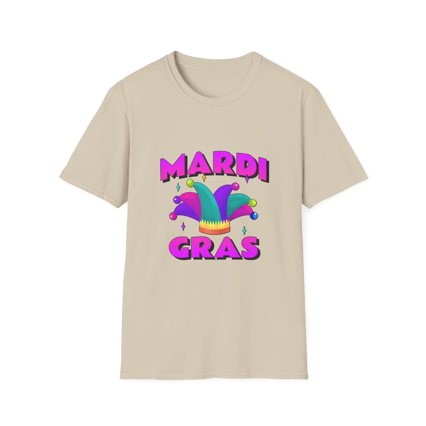Mardi Gras T-Shirt, Fat Tuesday Tee, Carnival Shirt, Unisex Softstyle Top, Festival Wear