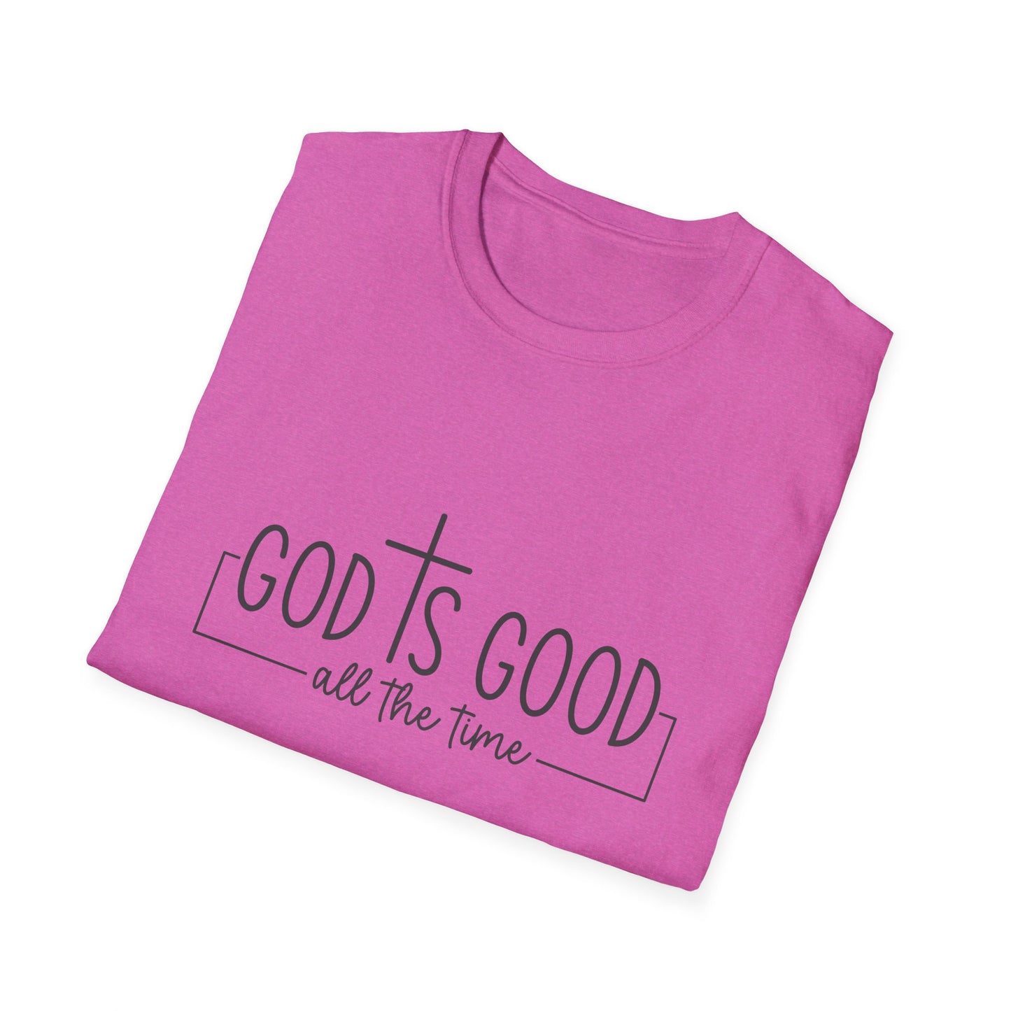 God is Good Religious Softstyle Unisex T-Shirt, Christian Tee, Faith Shirt, Inspirational Top, Religious Gift, Christian Apparel