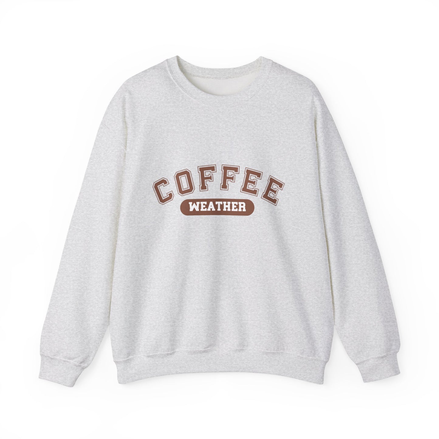 Coffee Weather Sweatshirt, Cozy Winter Jumper, Warm Fall Pullover, Gift for Coffee Lovers, Hygge Clothing, Comfy Sweater