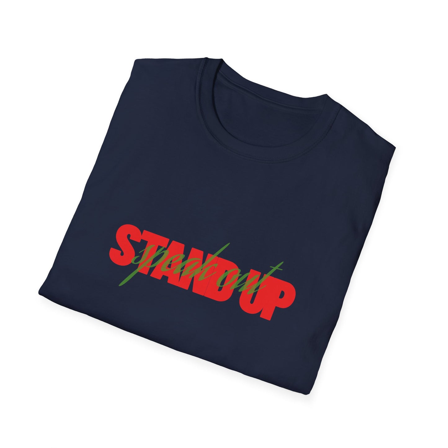 Stand Up, Speak Out, Unisex Softstyle T-Shirt, Civil Rights Movement Shirt, Black Lives Matter Apparel, African American Heritage Tee