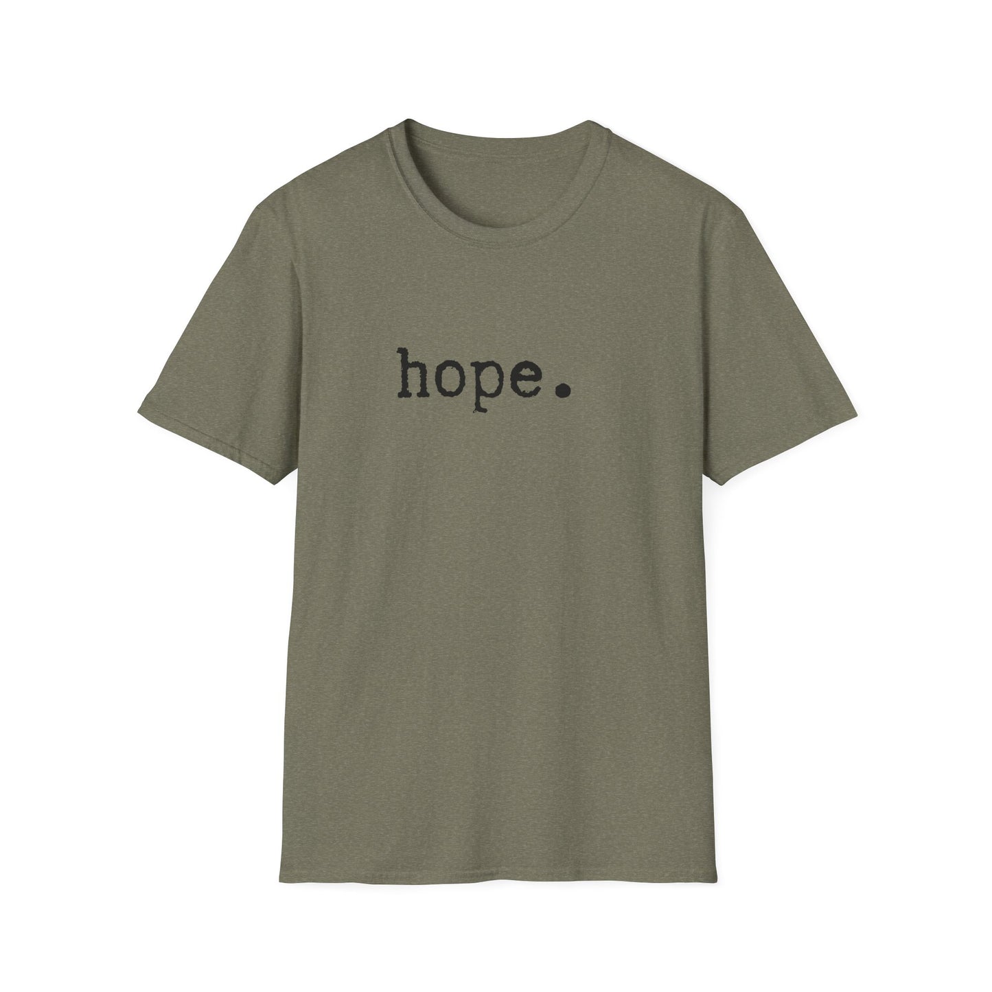 Hope Unisex Softstyle T-Shirt, Minimalist tee, minimalist fashion, Simple message t-shirt, gift for him, gift for her, message tee