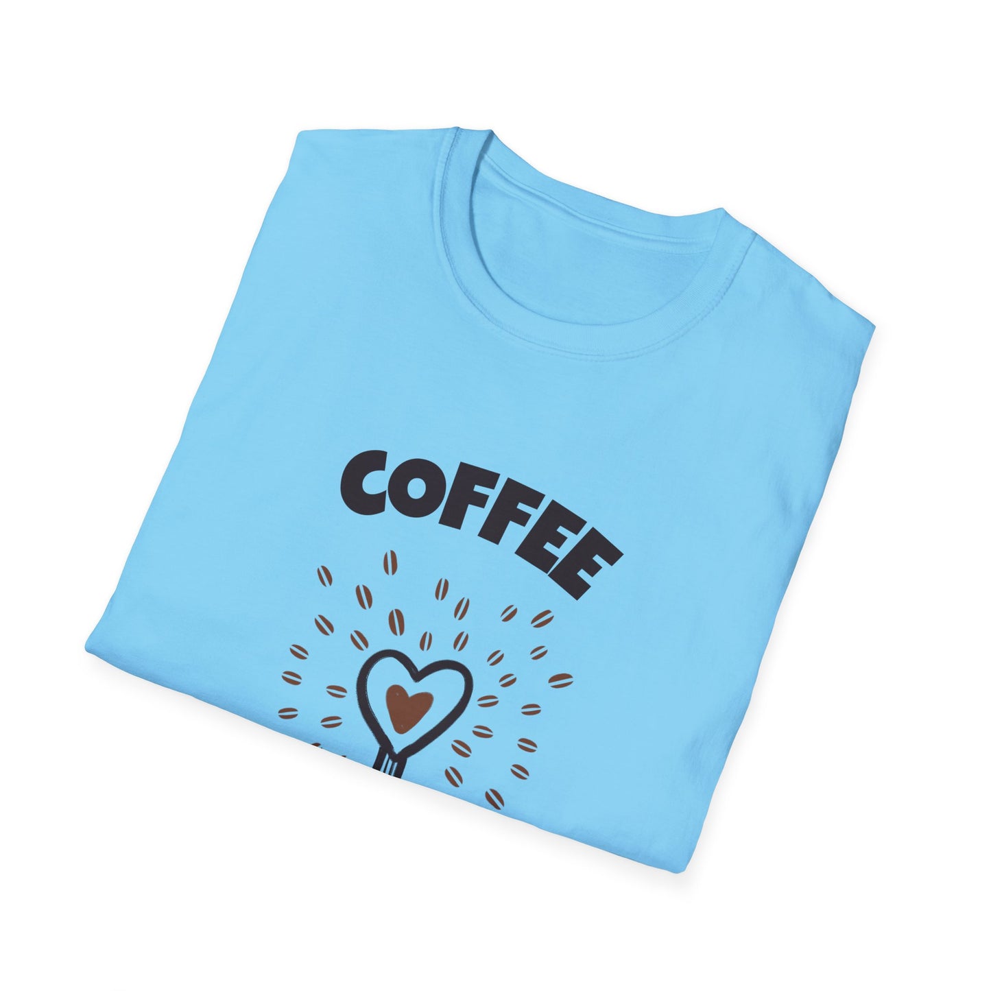 Coffee the Key to Survival Unisex Softstyle T-Shirt, Coffee Lover Tee, Funny Coffee Shirt, Gift for Coffee Drinkers, Coffee Obsessed Apparel