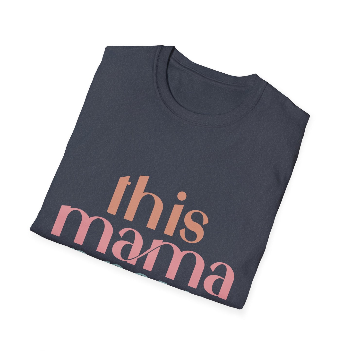 Praying Mama Unisex Softstyle T-Shirt, Mother's Day Gift, Christian Tee, Religious Shirt, Mom Prayer Apparel
