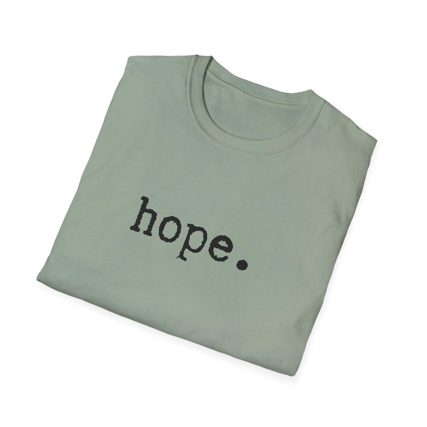 Hope Unisex Softstyle T-Shirt, Minimalist tee, minimalist fashion, Simple message t-shirt, gift for him, gift for her, message tee
