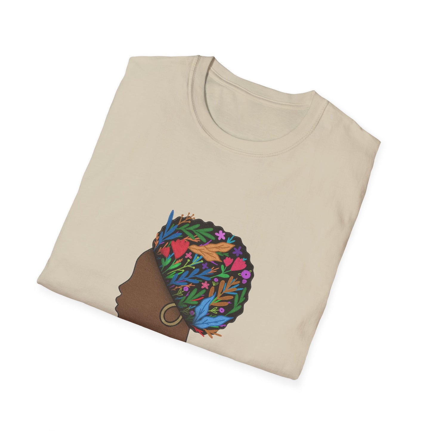 Never Forget Your Roots Graphic Unisex Softstyle T-Shirt, African American Heritage Tee, Juneteenth Gift, Black Lives Matter Apparel