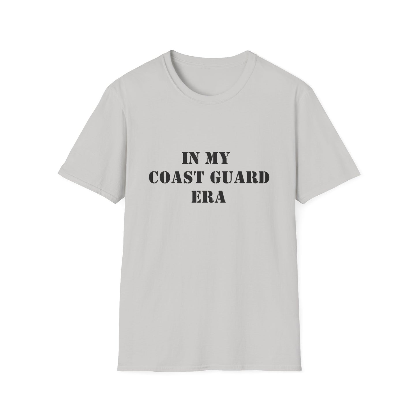 Coast Guard Era Unisex Softstyle T-Shirt, Nautical Tee, Ocean Lover Gift, Graphic Tee, Naval Theme Top