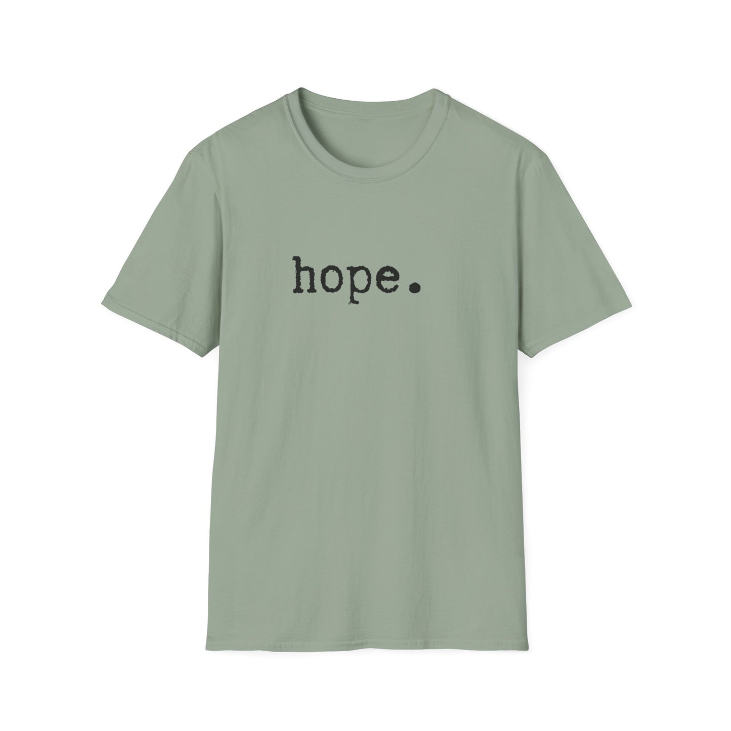 Hope Unisex Softstyle T-Shirt, Minimalist tee, minimalist fashion, Simple message t-shirt, gift for him, gift for her, message tee