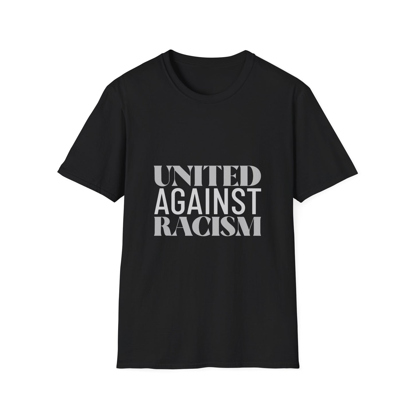 United Against Racism, Unisex Softstyle T-Shirt, African American Heritage Tee, Civil Rights Movement Shirt, Black Lives Matter Apparel,
