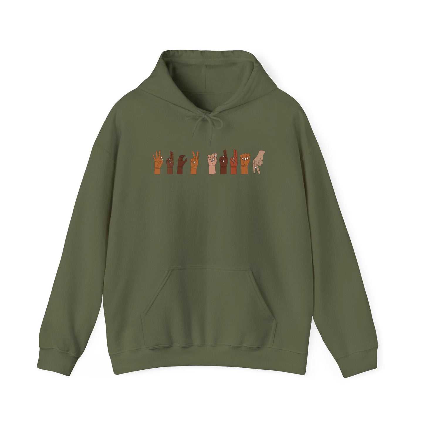 Diversity Hands Hoodie, F*ck Trump - Unisex Sweatshirt, Protest Statement, Political Activist Gift, Social Justice Clothing, Anti-Trump