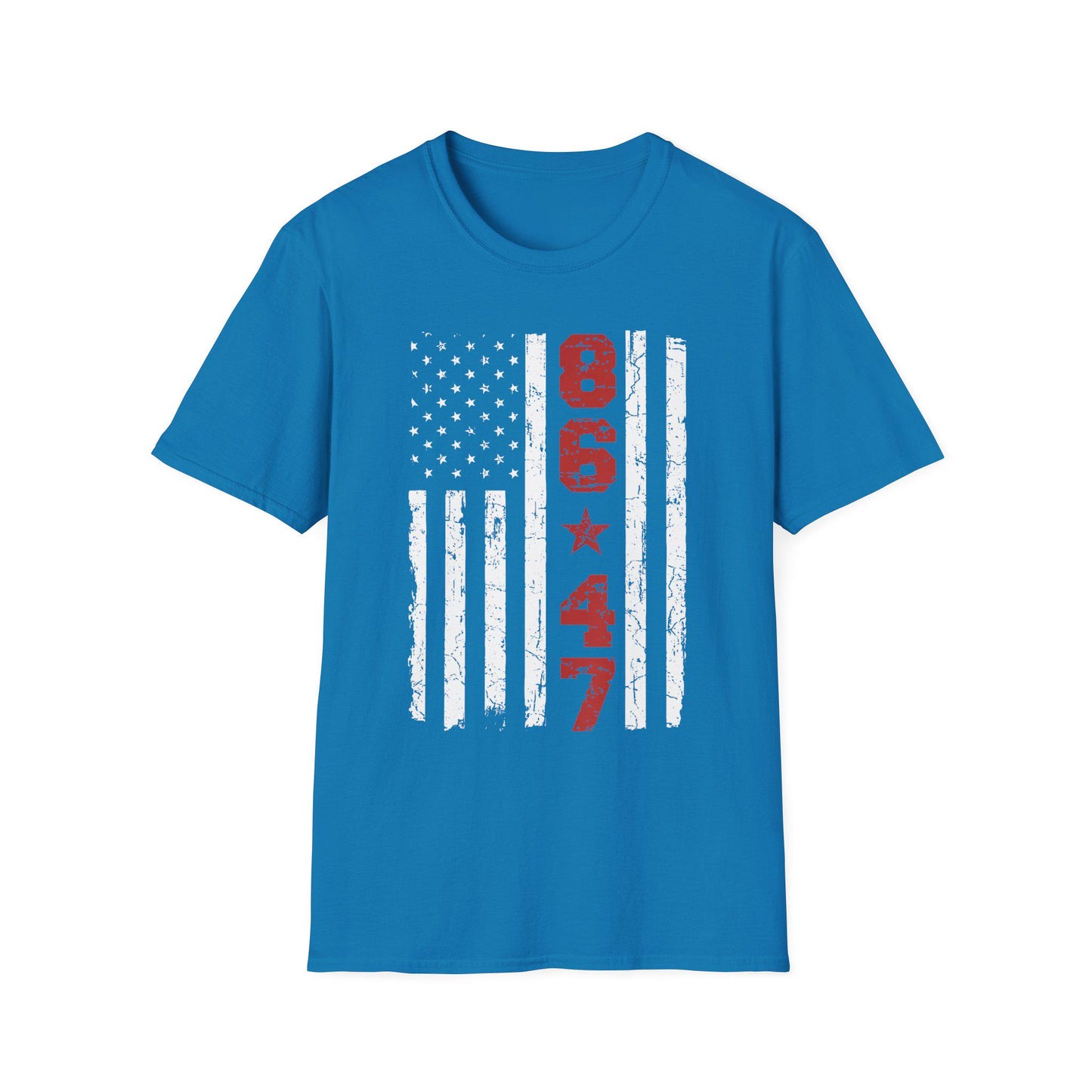 Unisex Softstyle T-Shirt 8647 Anti Trump Protest Tee, Political Statement Shirt, Activist Clothing, Resist Movement Top, Liberal Protest