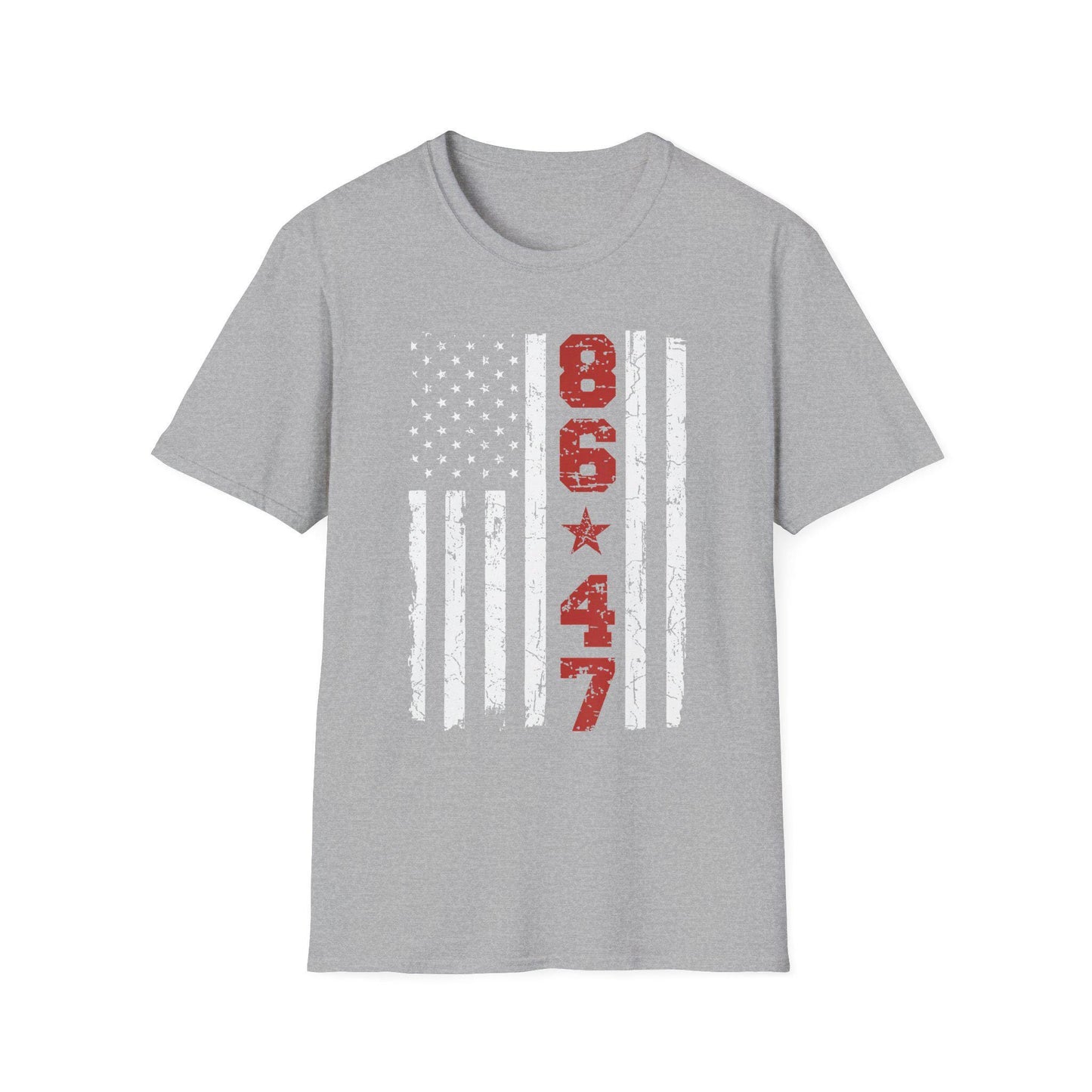Unisex Softstyle T-Shirt 8647 Anti Trump Protest Tee, Political Statement Shirt, Activist Clothing, Resist Movement Top, Liberal Protest