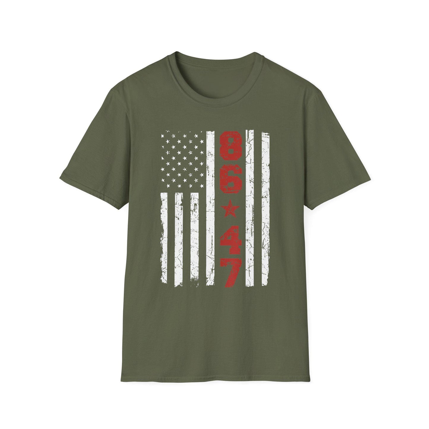 Unisex Softstyle T-Shirt 8647 Anti Trump Protest Tee, Political Statement Shirt, Activist Clothing, Resist Movement Top, Liberal Protest