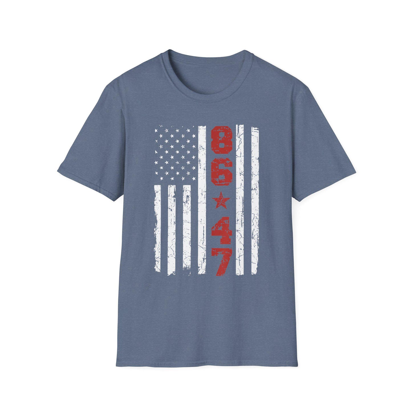 Unisex Softstyle T-Shirt 8647 Anti Trump Protest Tee, Political Statement Shirt, Activist Clothing, Resist Movement Top, Liberal Protest