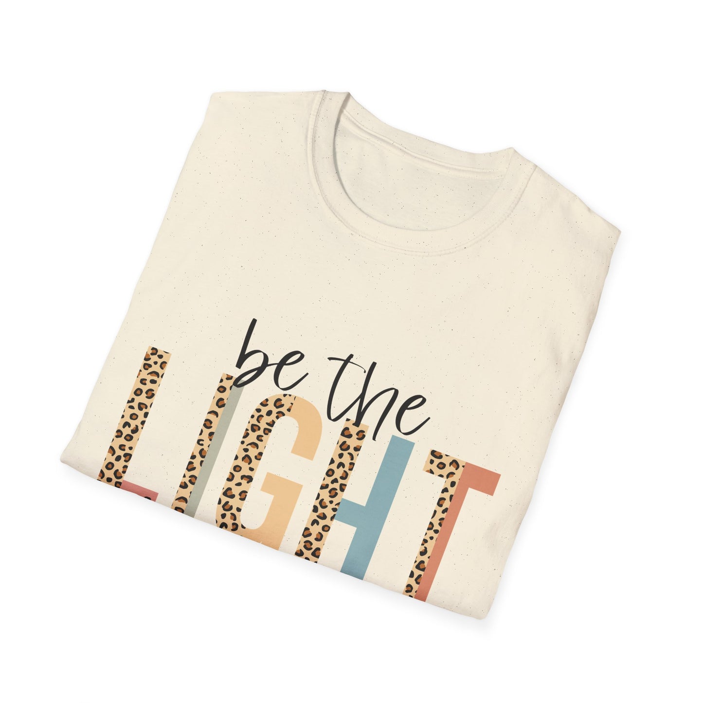 Religious Scripture Unisex T-Shirt, Inspirational Christian Tee, Be the Light Bible Verse Shirt, Matthew 5:14 Clothing, Spiritual Gift Top