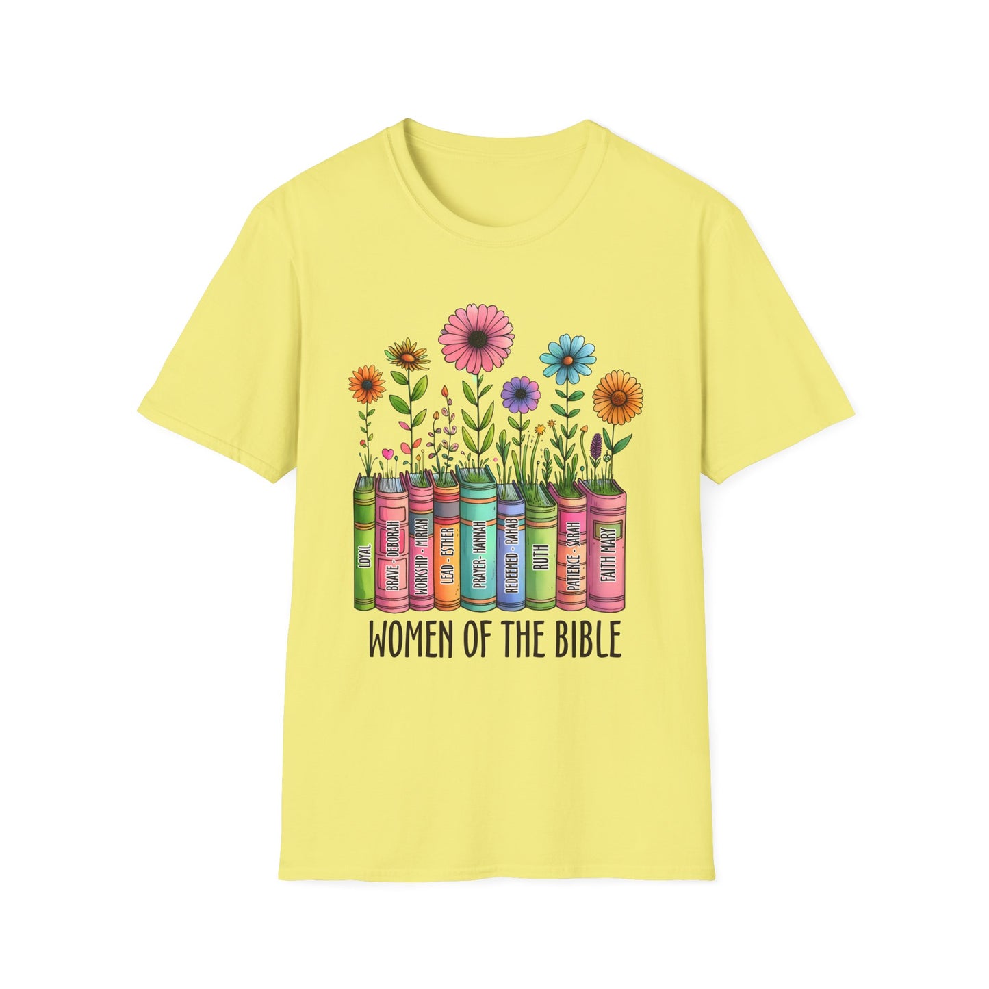 Women of the Bible Unisex Softstyle T-Shirt, Religious Christian Tee, Biblical Clothing, Faith Shirt, Inspirational Top