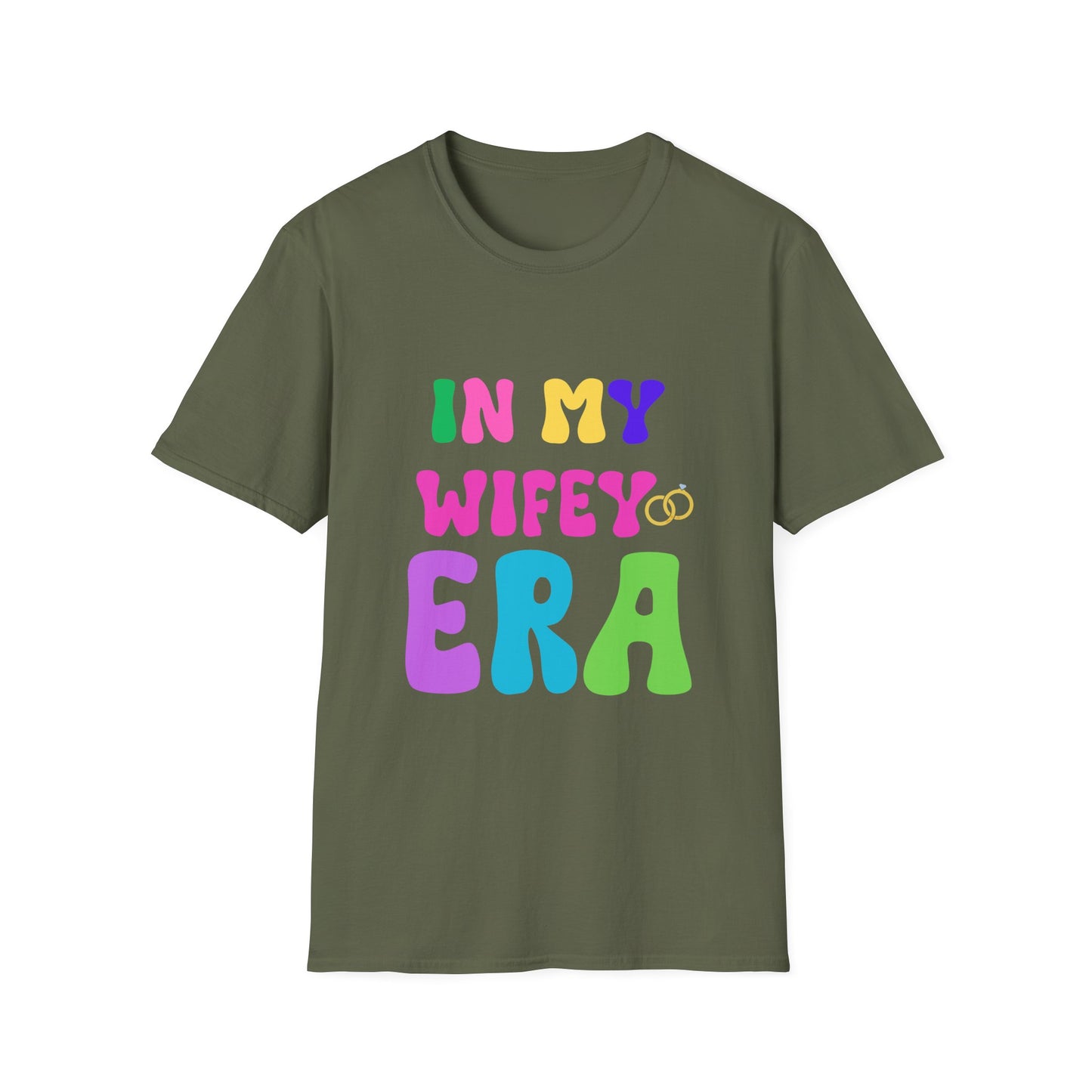 Wifey Era T-Shirt, Husband Gift, Wife Gift, Unisex Tee, Softstyle Shirt, Couple Shirt