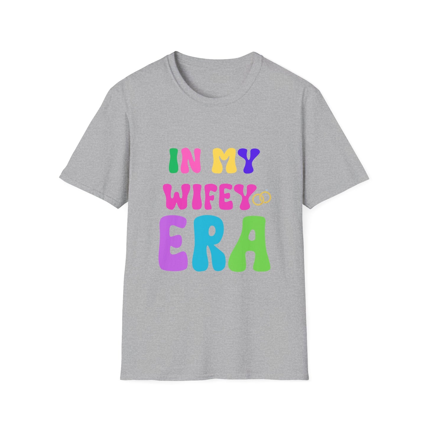 Wifey Era T-Shirt, Husband Gift, Wife Gift, Unisex Tee, Softstyle Shirt, Couple Shirt