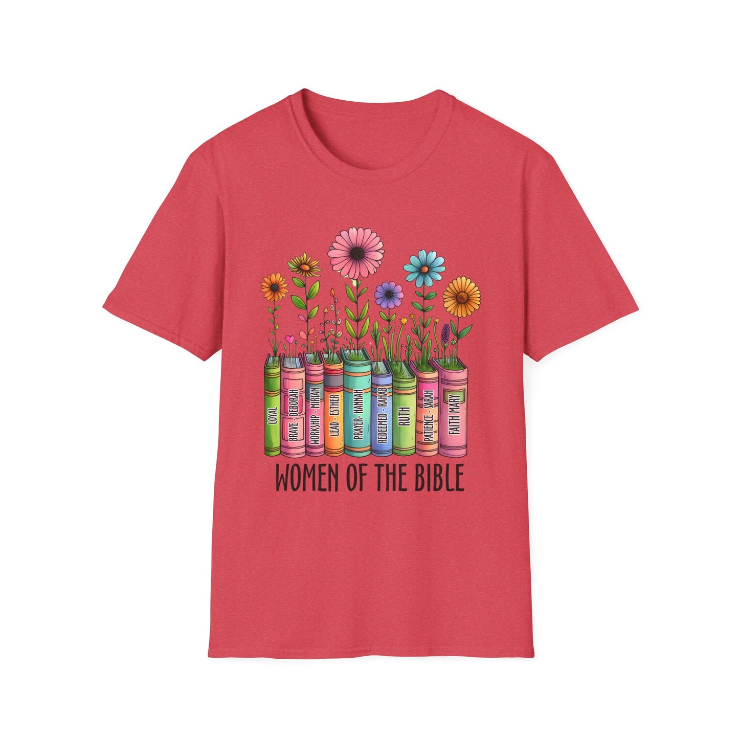 Women of the Bible Unisex Softstyle T-Shirt, Religious Christian Tee, Biblical Clothing, Faith Shirt, Inspirational Top