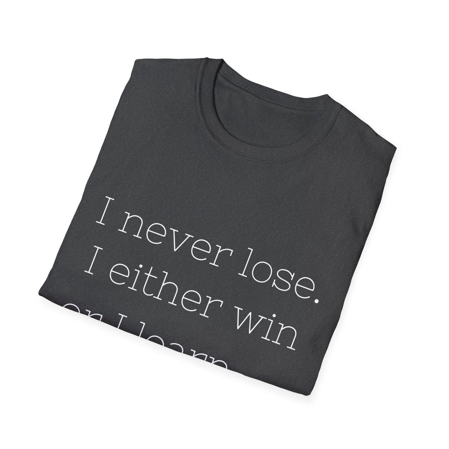 Win or Lose Nelson Mandela Quote T-Shirt, Unisex Tee, Inspirational Shirt, Motivational Top, Positive Vibes Clothing