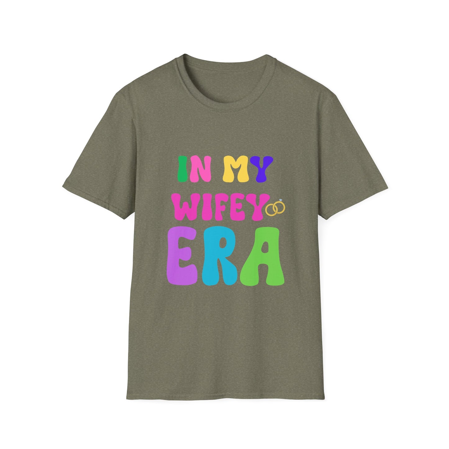 Wifey Era T-Shirt, Husband Gift, Wife Gift, Unisex Tee, Softstyle Shirt, Couple Shirt