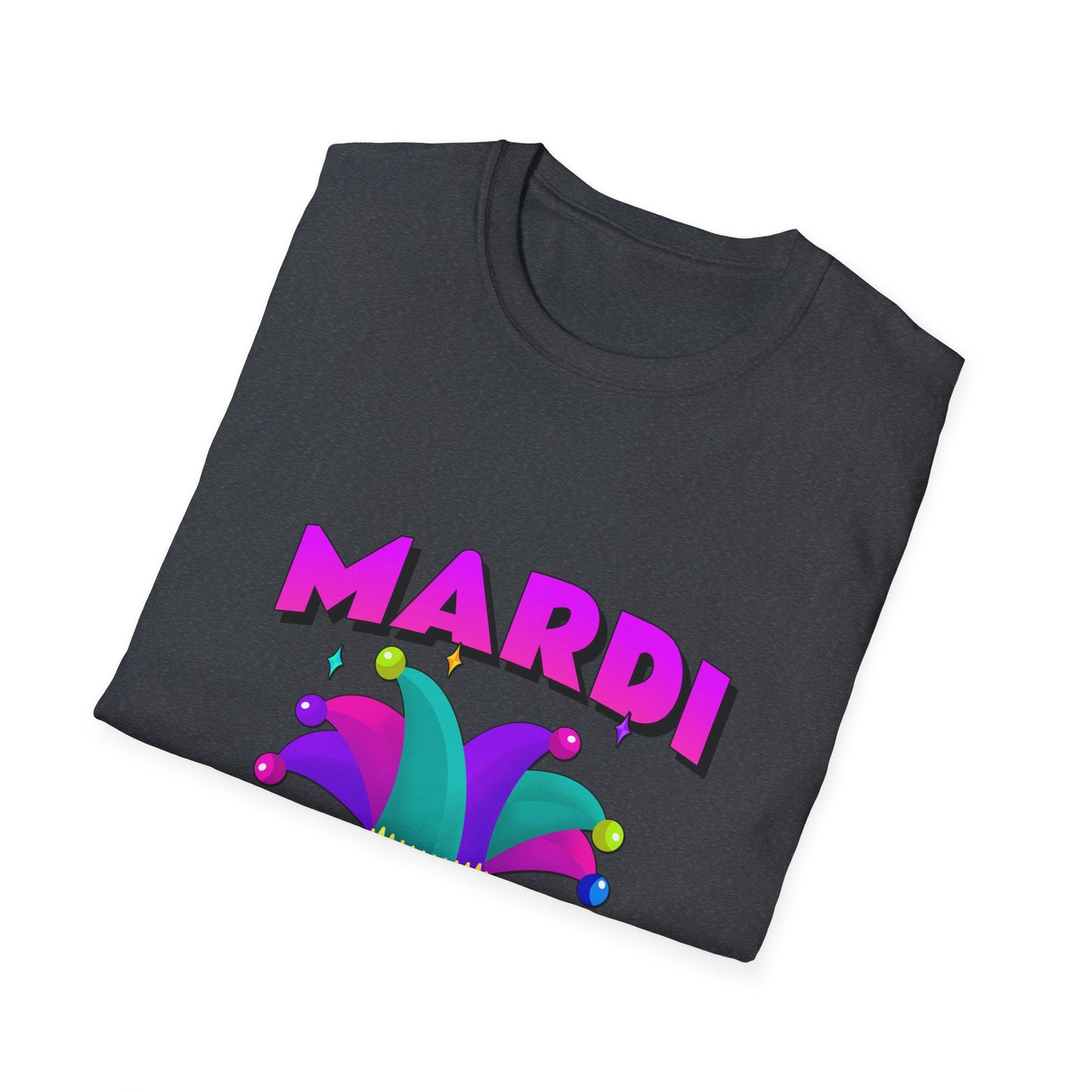 Mardi Gras T-Shirt, Fat Tuesday Tee, Carnival Shirt, Unisex Softstyle Top, Festival Wear