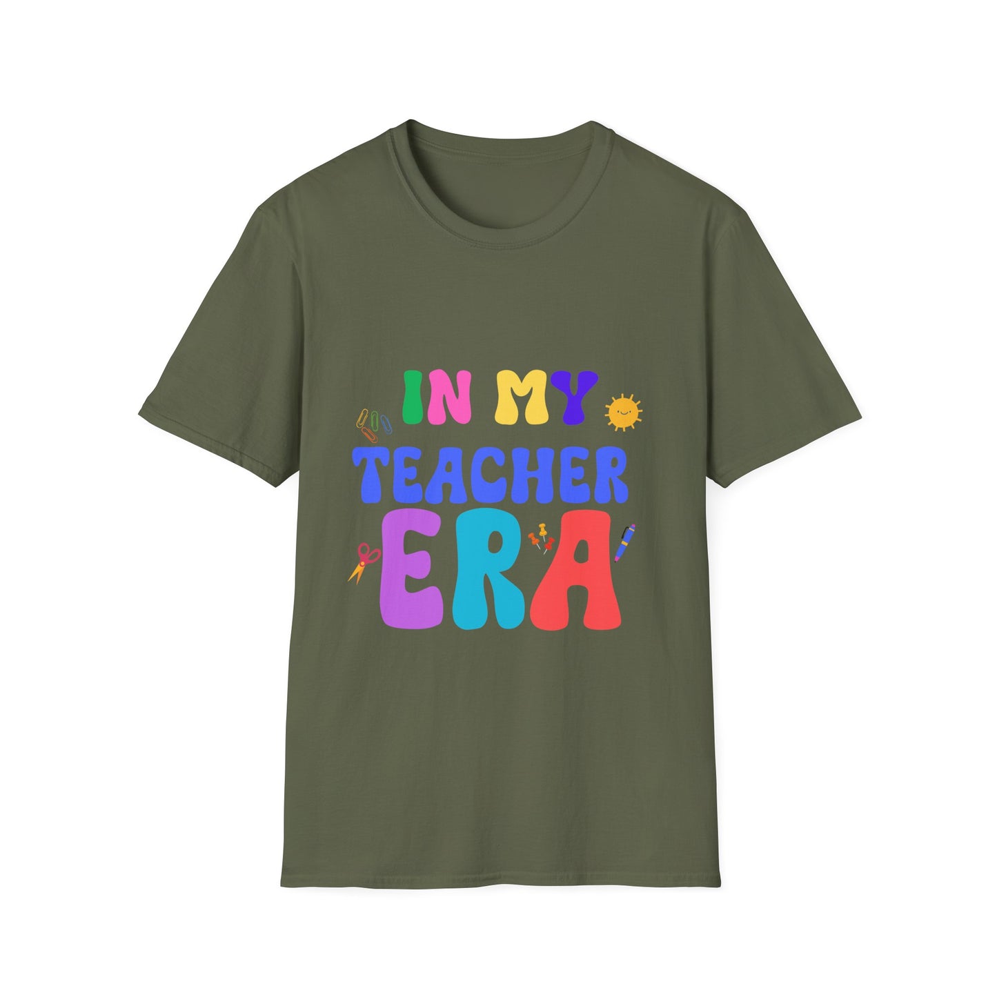Teacher Era Unisex T-Shirt, School Teacher Gift, Educator Shirt, Retro Teacher Tee, Vintage Teaching Apparel