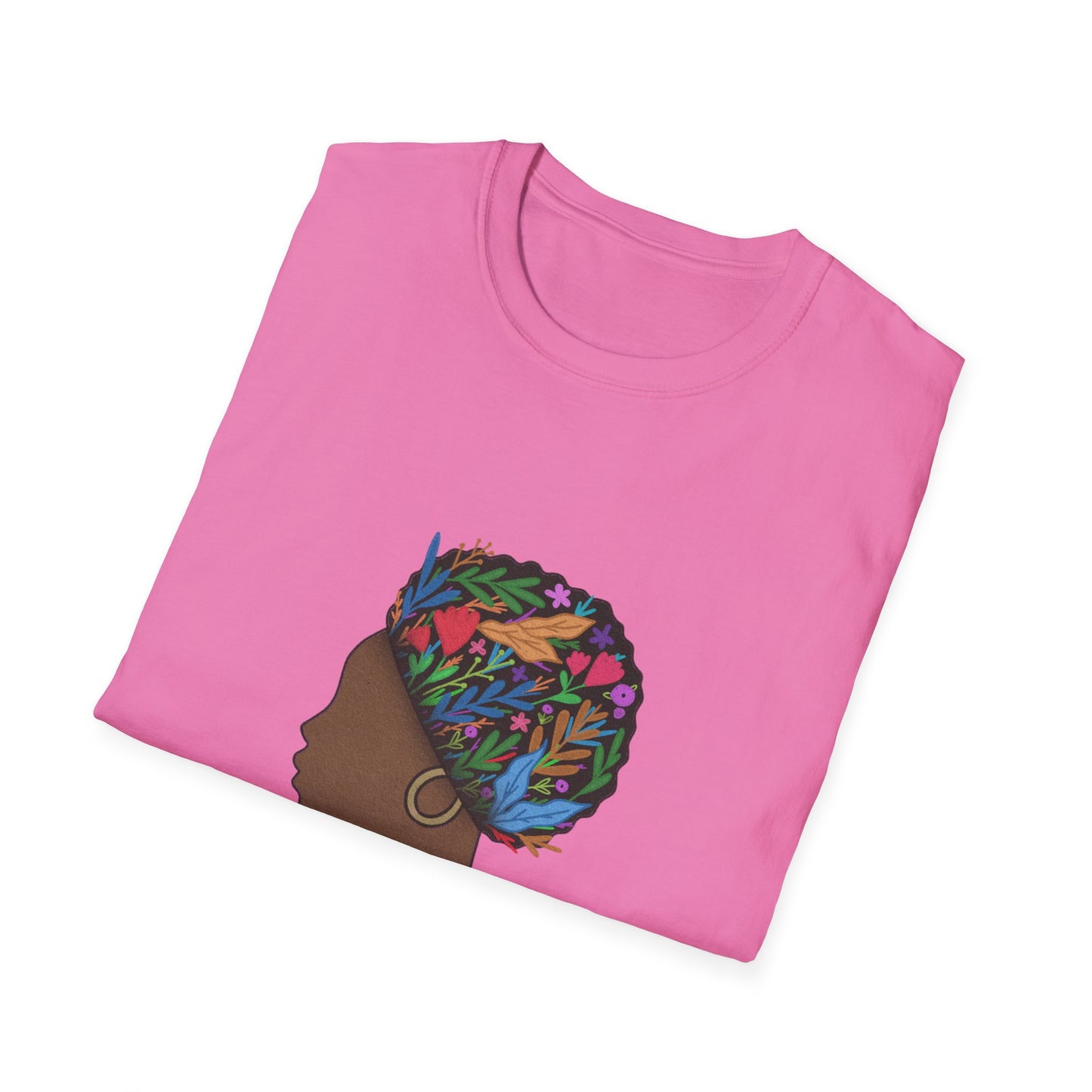 Never Forget Your Roots Graphic Unisex Softstyle T-Shirt, African American Heritage Tee, Juneteenth Gift, Black Lives Matter Apparel