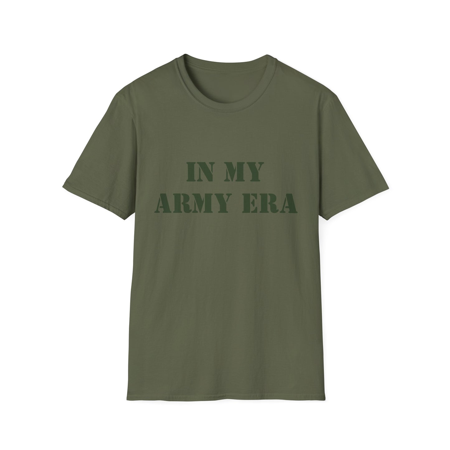 Vintage Military Unisex T-Shirt, Army Era Tee, Military Style Shirt, Camouflage Graphic Tee, Army Green Shirt
