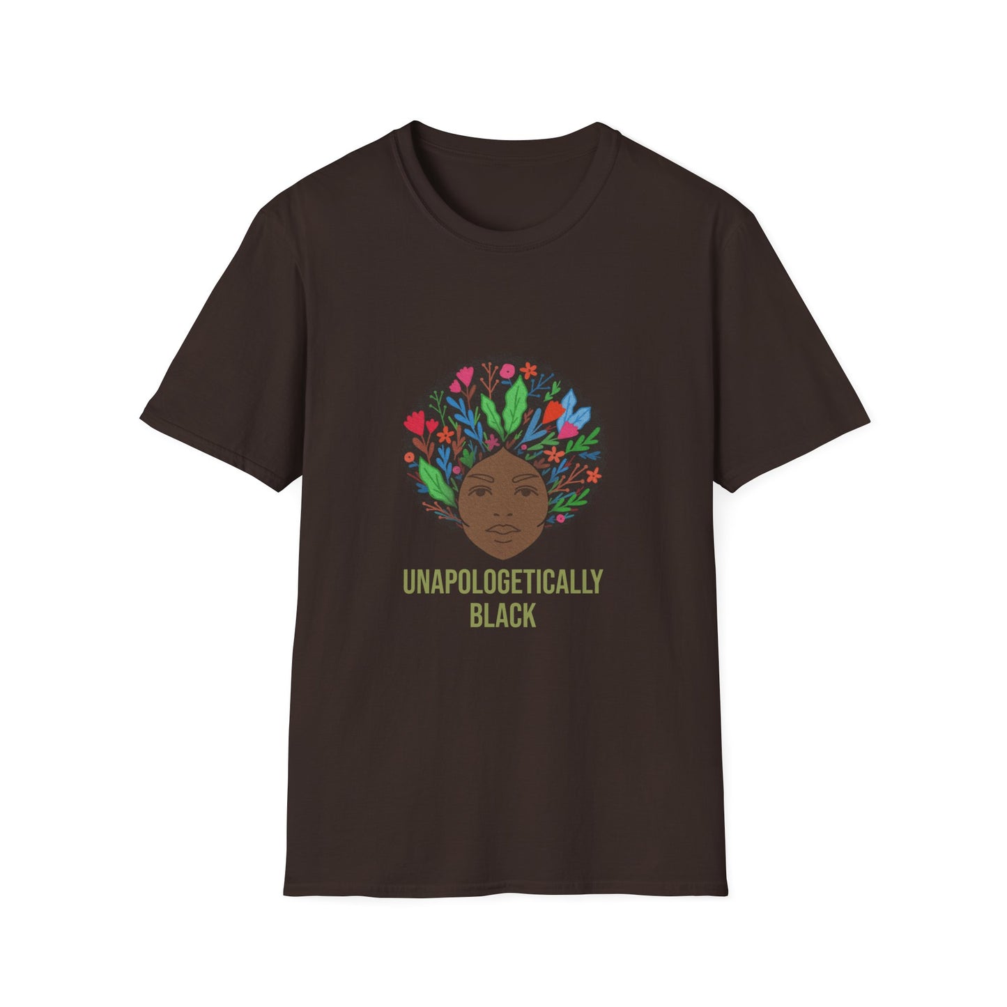 Black Pride Unisex Softstyle T-Shirt, African American Graphic Tee, Melanin Shirt for Men Women, Cultural Empowerment Top, Ethnic Heritage