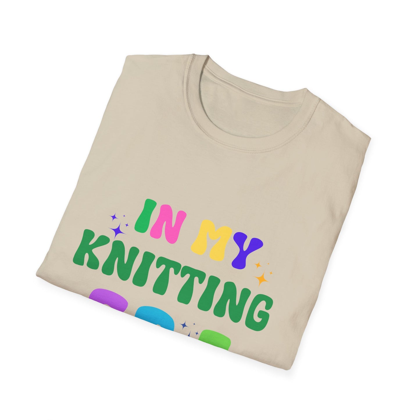 Knitting Era Unisex Softstyle T-Shirt, Knit Lover Gift Tee, Comfy Knitting Shirt, Knitter's Wardrobe Essential, Knitting Hobby Apparel