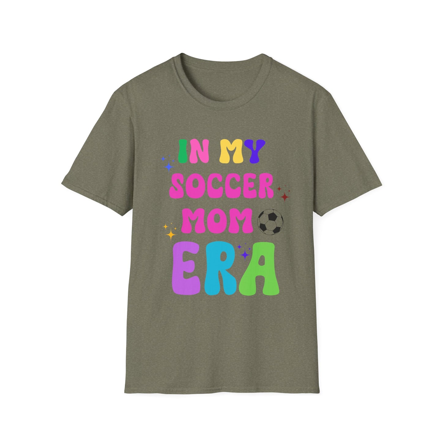 Soccer Mom Era Unisex T-Shirt, Sports Mom Tee, Soccer Mom Gift, Mom Life Shirt, Parenting Tee