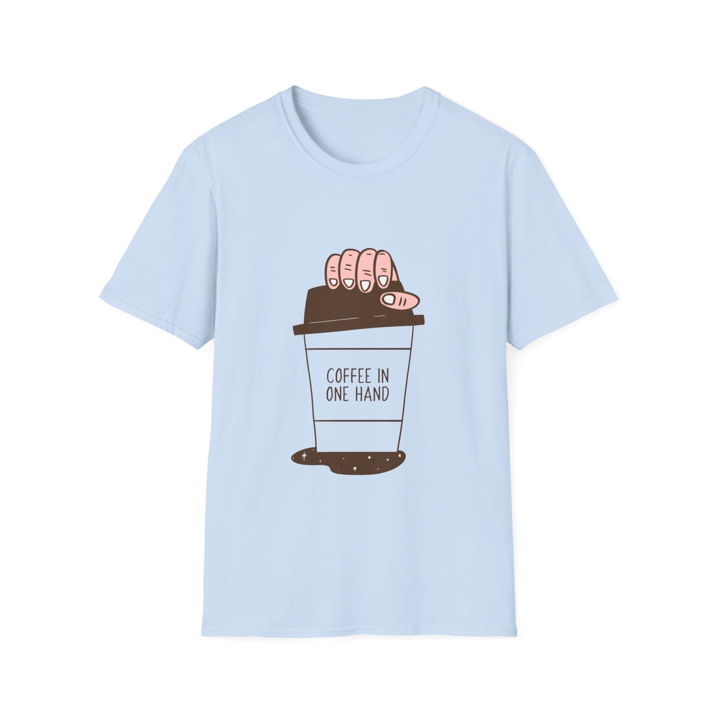 Coffee Confidence Unisex T-Shirt, Funny Graphic Tee, Coffee Lover Gift, Inspirational Quote Shirt, Caffeine Addict Top