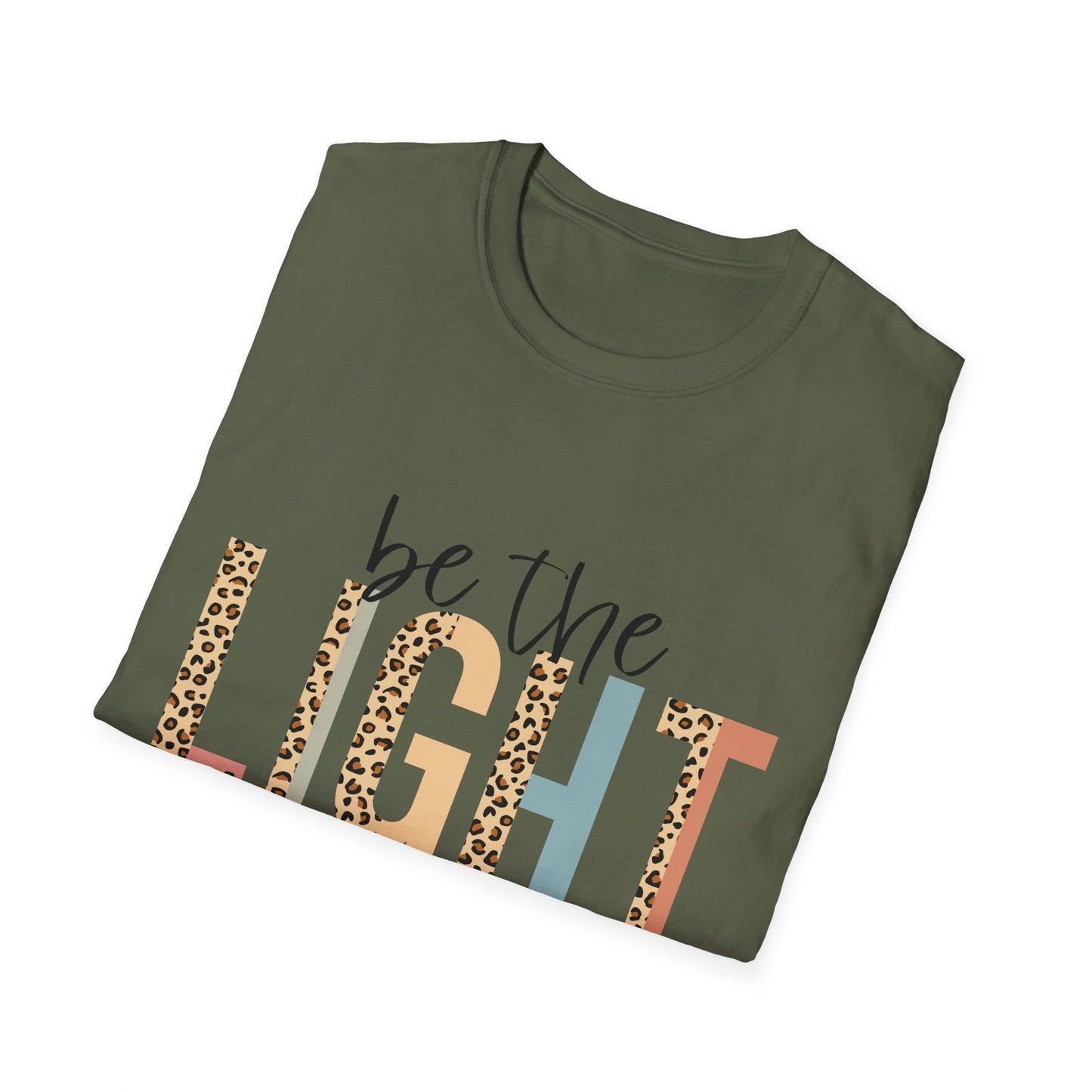Religious Scripture Unisex T-Shirt, Inspirational Christian Tee, Be the Light Bible Verse Shirt, Matthew 5:14 Clothing, Spiritual Gift Top
