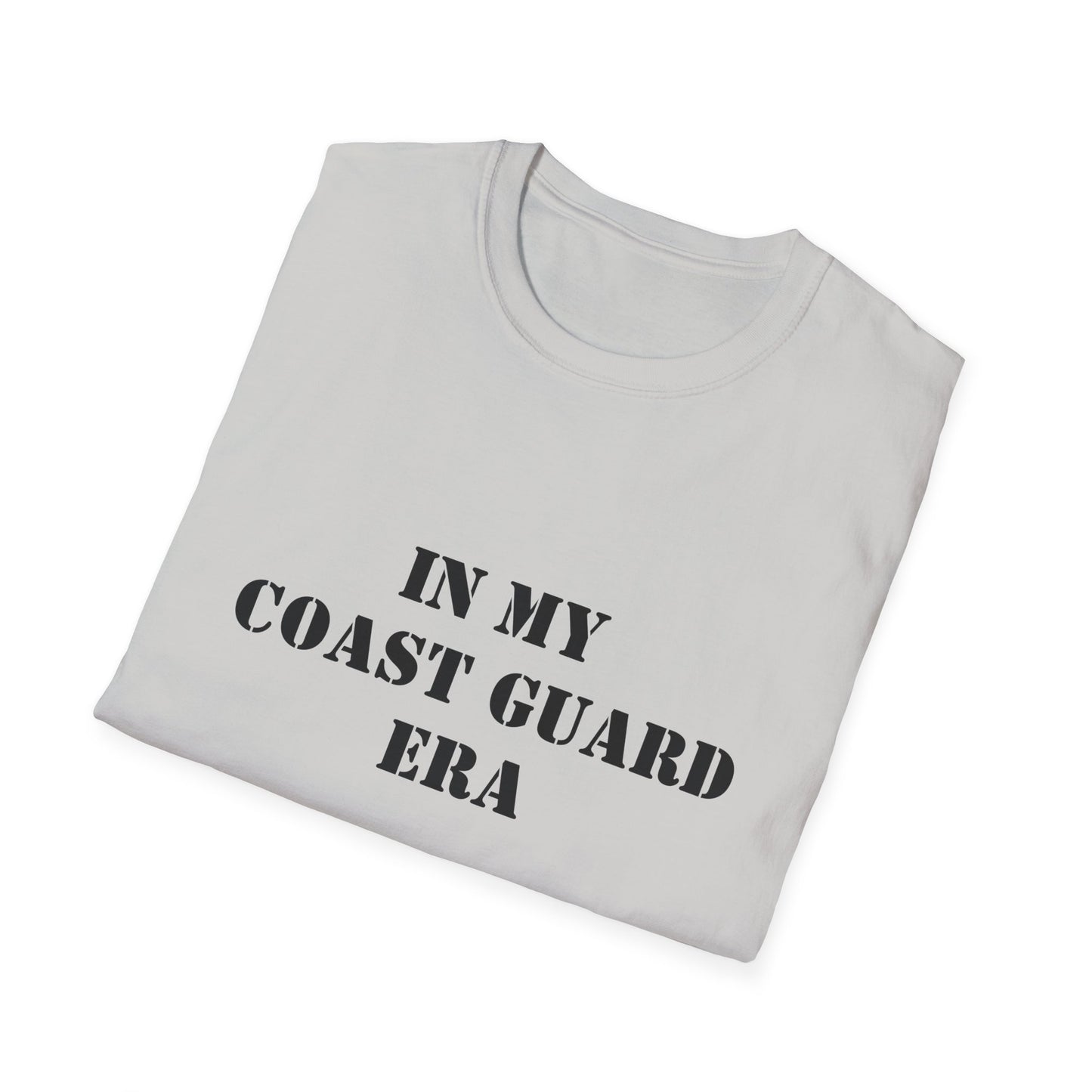 Coast Guard Era Unisex Softstyle T-Shirt, Nautical Tee, Ocean Lover Gift, Graphic Tee, Naval Theme Top
