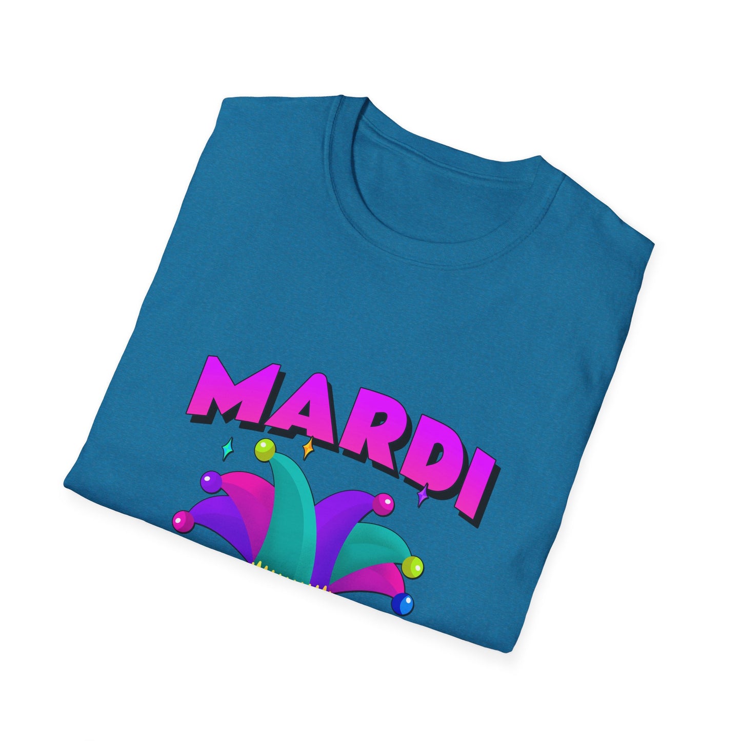 Mardi Gras T-Shirt, Fat Tuesday Tee, Carnival Shirt, Unisex Softstyle Top, Festival Wear
