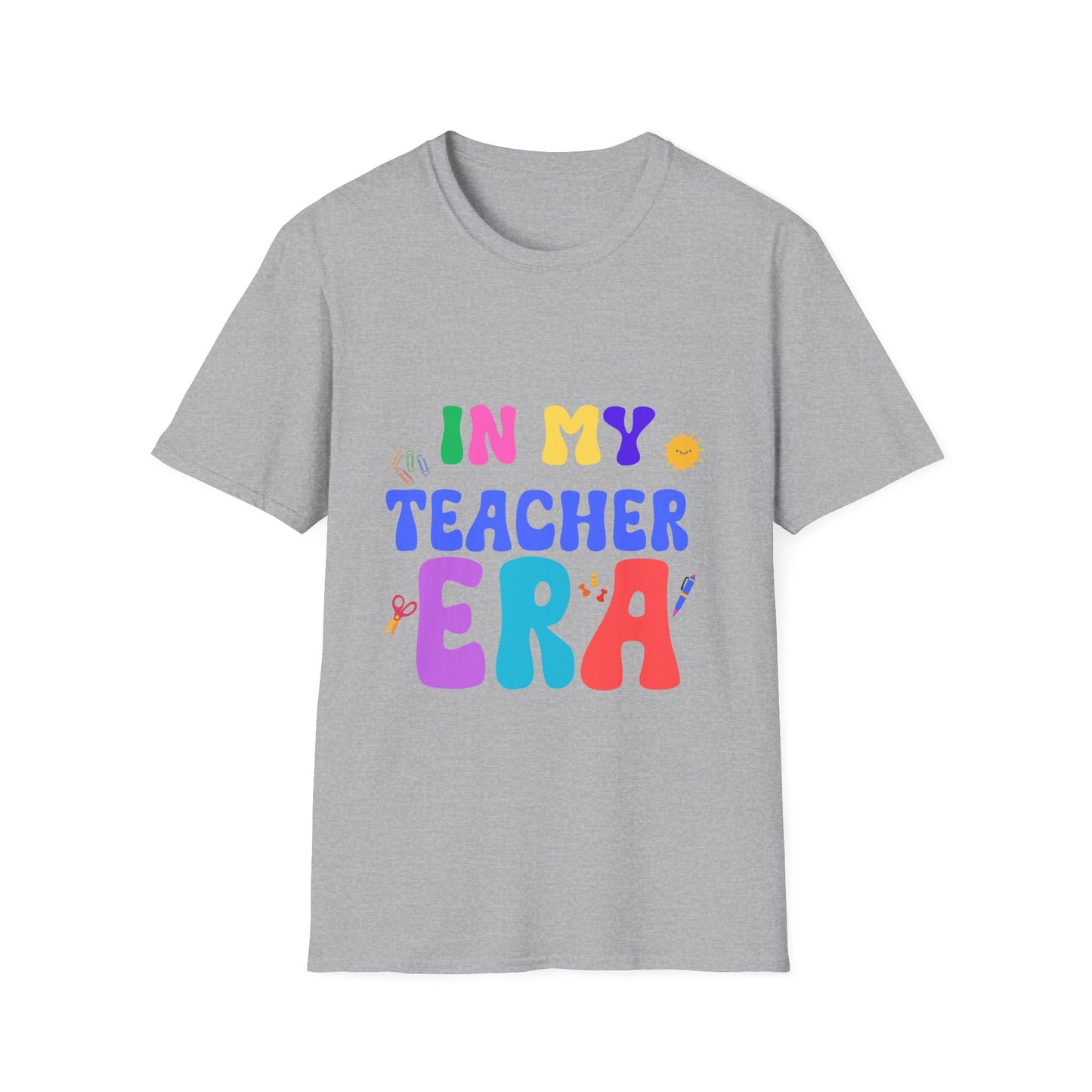 Teacher Era Unisex T-Shirt, School Teacher Gift, Educator Shirt, Retro Teacher Tee, Vintage Teaching Apparel