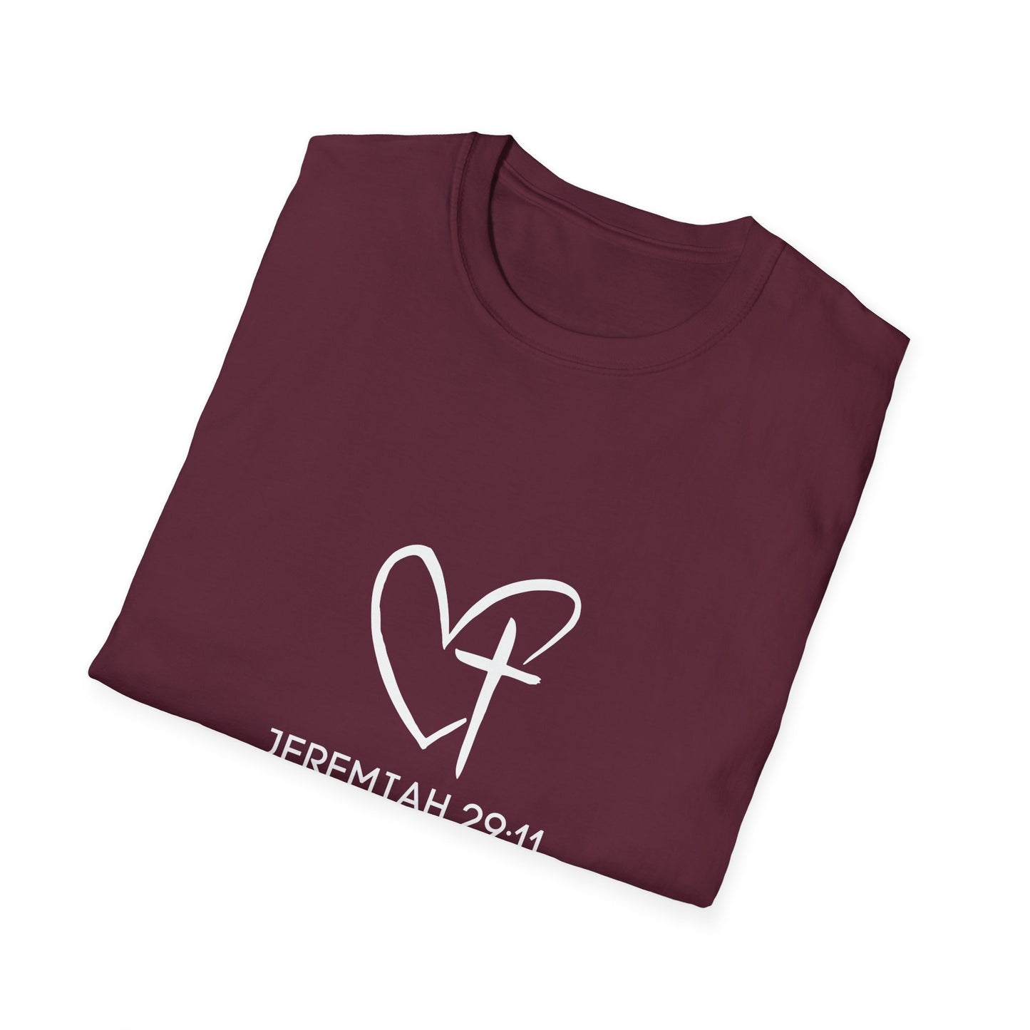 Jeremiah 29:11 Christian T-Shirt, Inspirational Bible Verse Tee Shirt, Religious Scripture Clothing, Comfortable Soft Cotton Men's/Women's