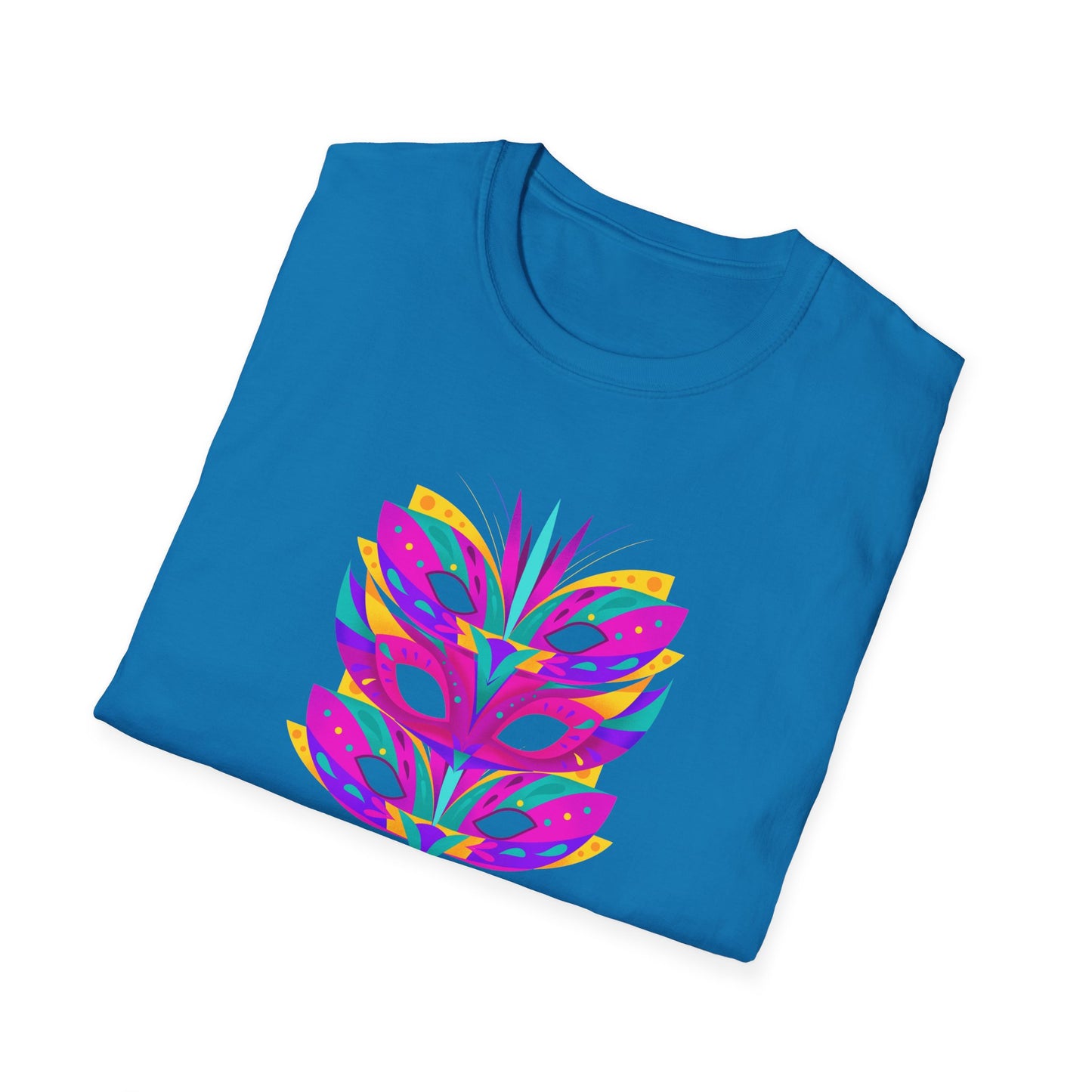 Mardi Gras is my Biggest Favorite Mistake Unisex Softstyle T-Shirt, Party SHirt, Fat Tuesday tee