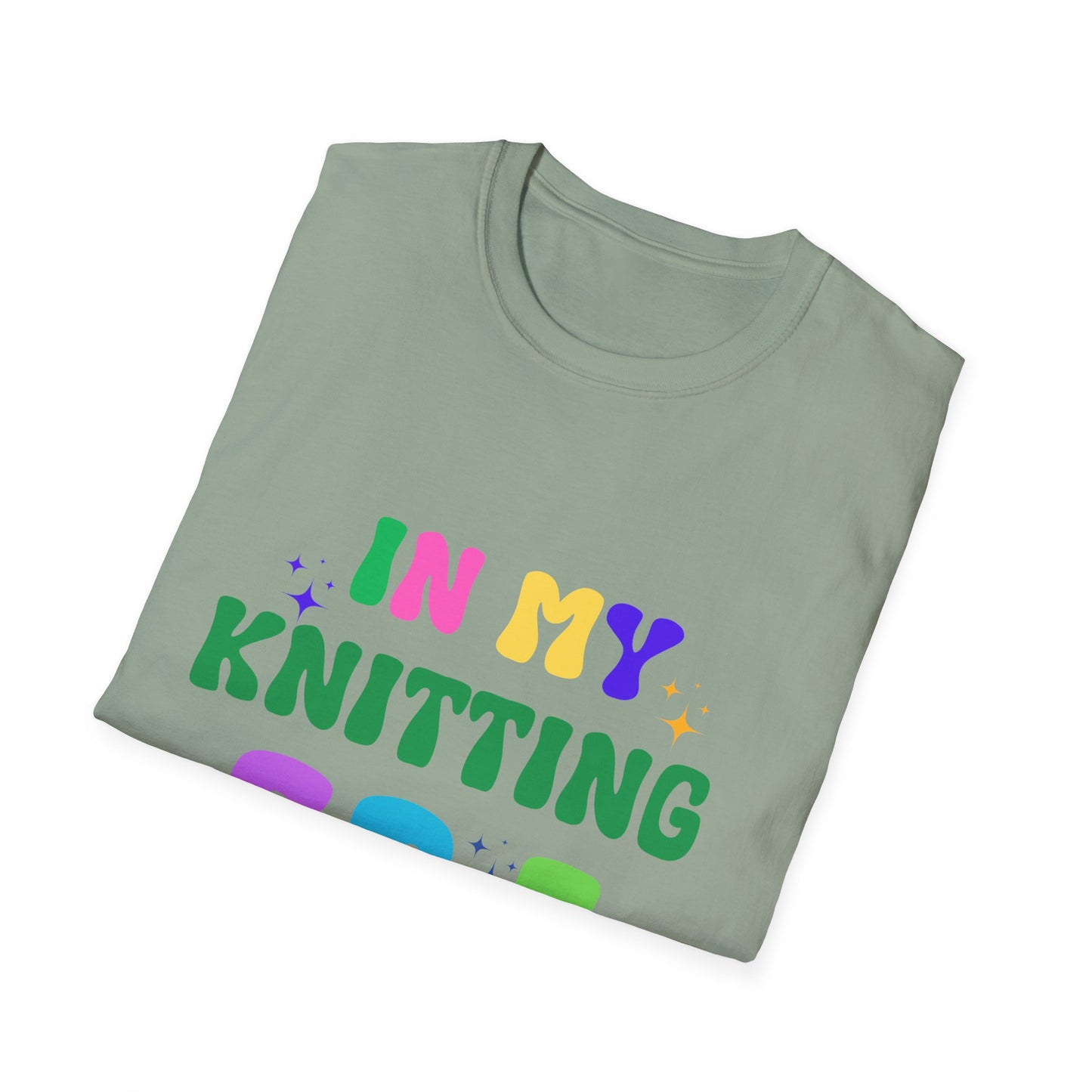 Knitting Era Unisex Softstyle T-Shirt, Knit Lover Gift Tee, Comfy Knitting Shirt, Knitter's Wardrobe Essential, Knitting Hobby Apparel