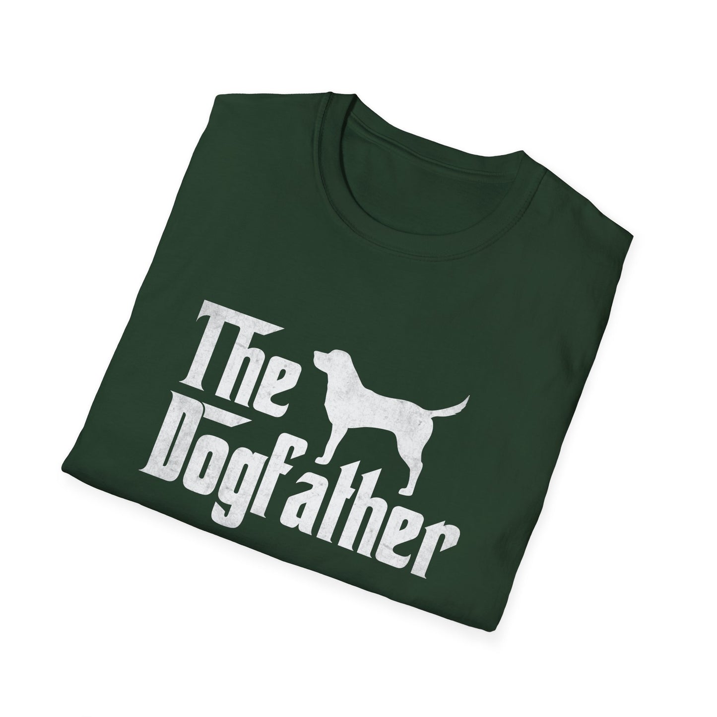 The Dogfather T-Shirt, Pet Lovers's Shirt, Dog Dad Tee, Funny Dog Owner Gift, Puppy Parent Top, Animal Lover Apparel