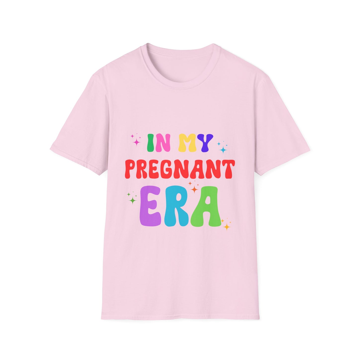 In My Pregnant Era Unisex T-Shirt - Funny Pregnancy Announcement Tee, Maternity Shirt, Baby Shower Gift, Gender Reveal Outfit, Mom to Be Top