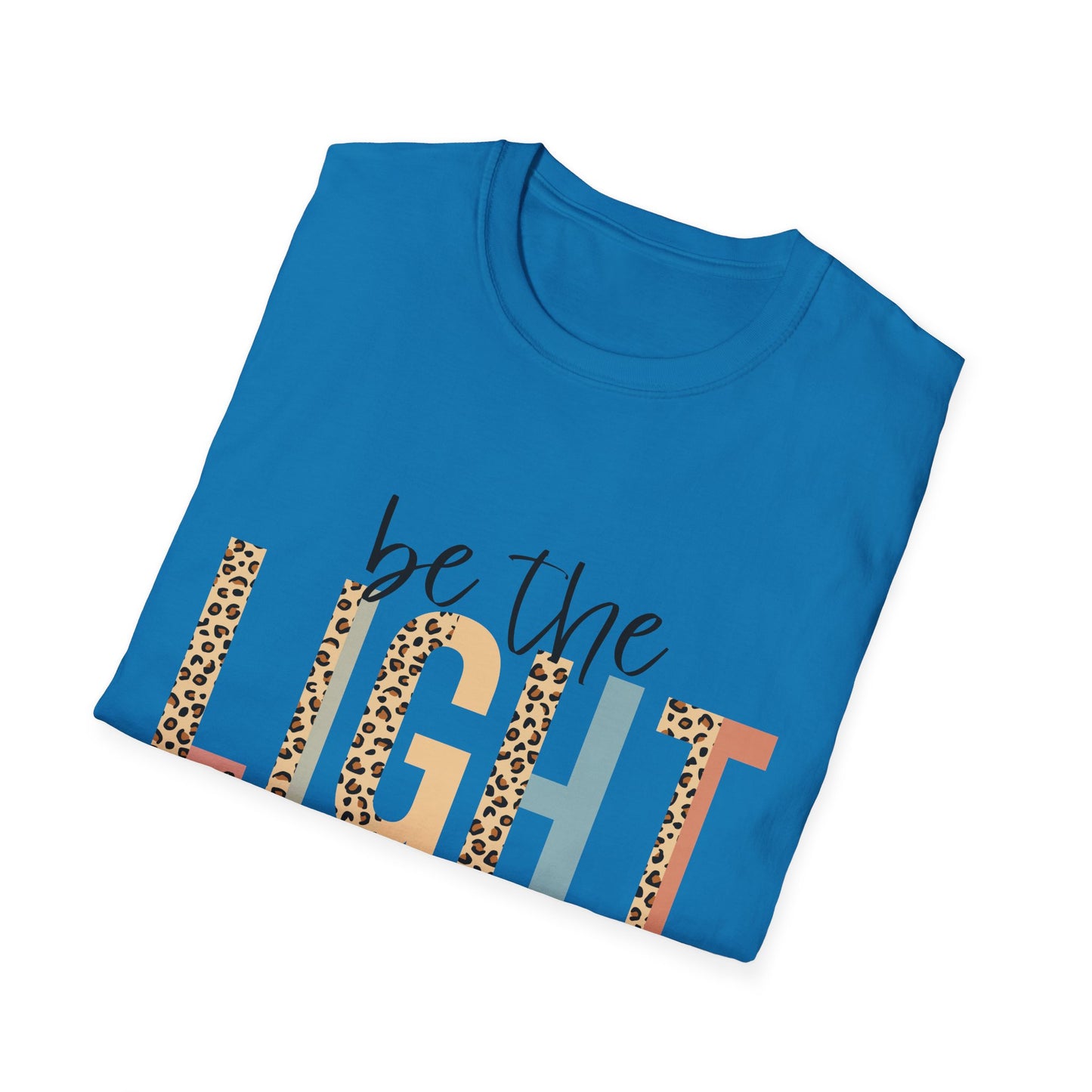 Religious Scripture Unisex T-Shirt, Inspirational Christian Tee, Be the Light Bible Verse Shirt, Matthew 5:14 Clothing, Spiritual Gift Top