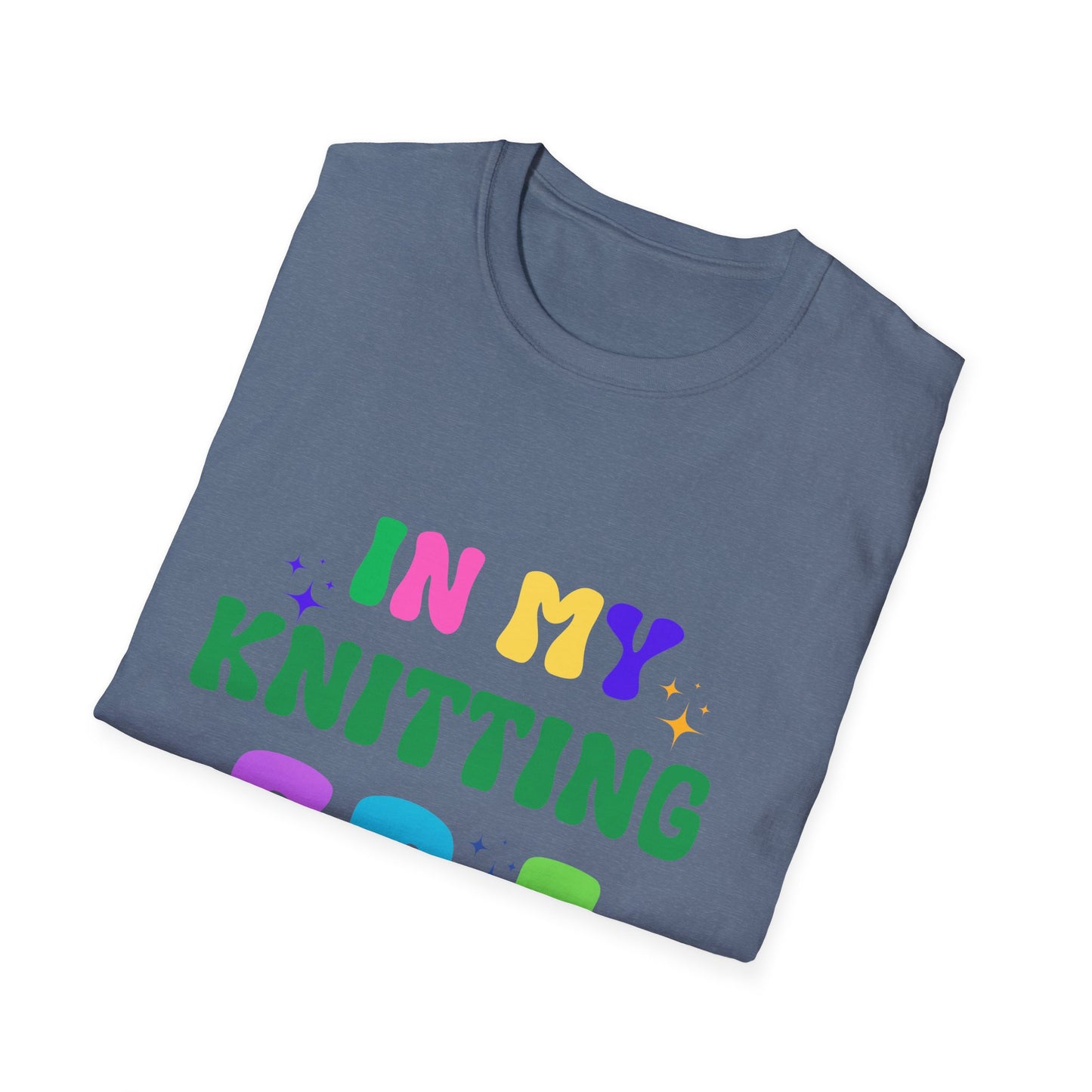 Knitting Era Unisex Softstyle T-Shirt, Knit Lover Gift Tee, Comfy Knitting Shirt, Knitter's Wardrobe Essential, Knitting Hobby Apparel