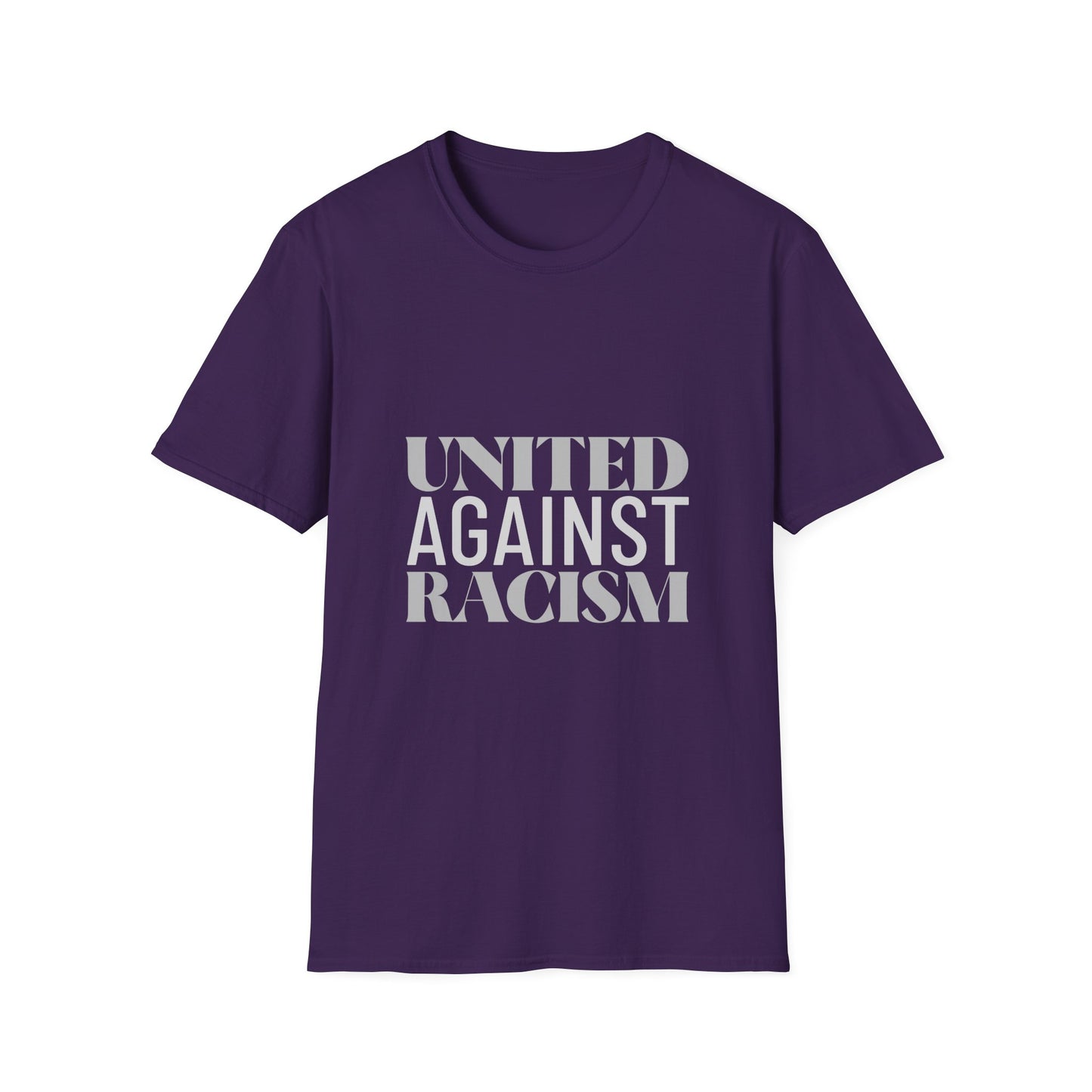 United Against Racism, Unisex Softstyle T-Shirt, African American Heritage Tee, Civil Rights Movement Shirt, Black Lives Matter Apparel,