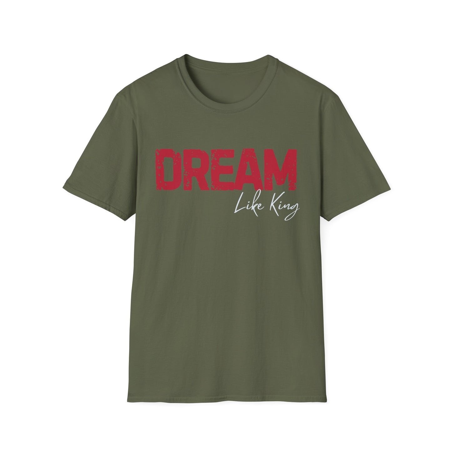 Dream Like King T-Shirt, Social Justice Merch, MLK Quote Shirt, Black History Tee, Unisex Ethical Clothing