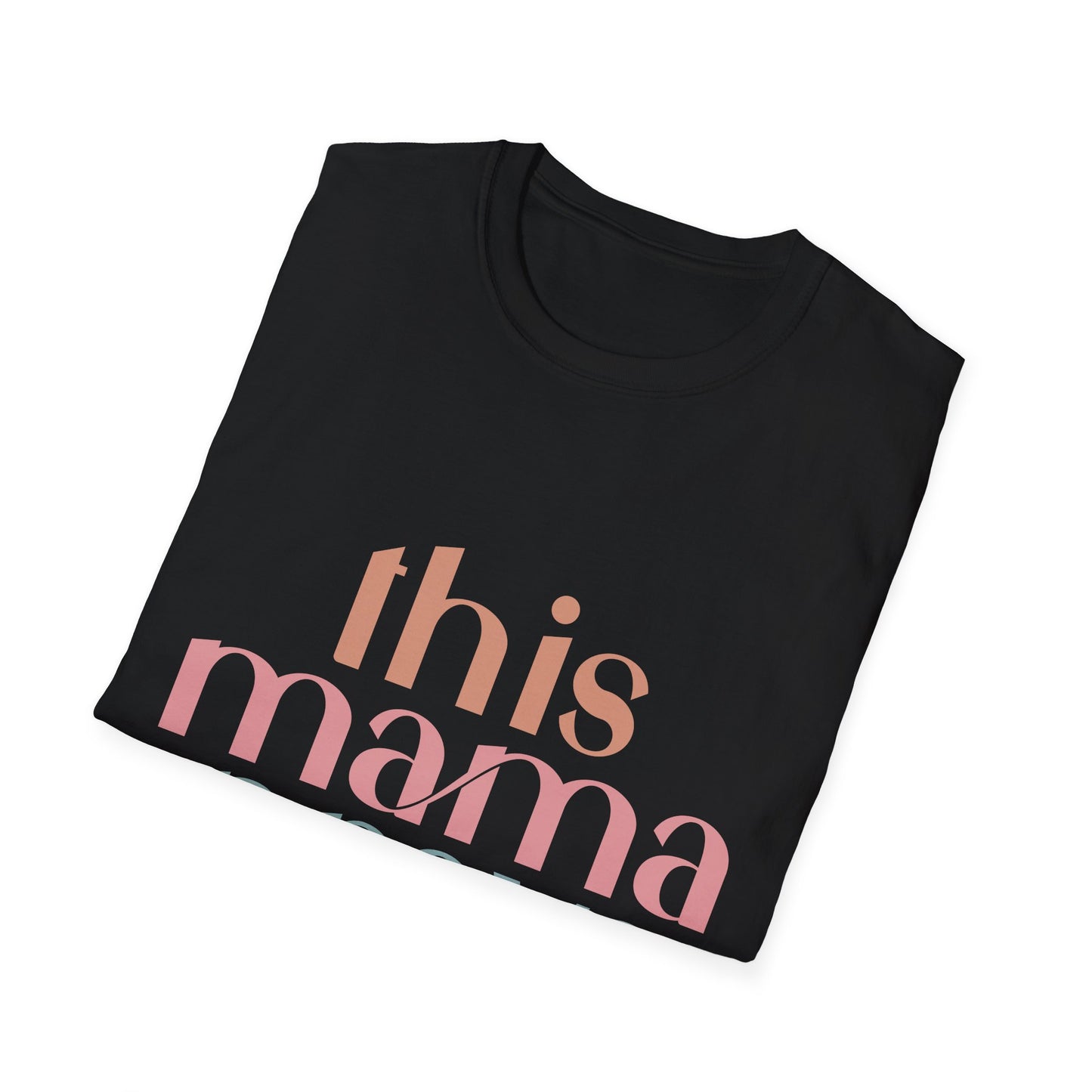 Praying Mama Unisex Softstyle T-Shirt, Mother's Day Gift, Christian Tee, Religious Shirt, Mom Prayer Apparel